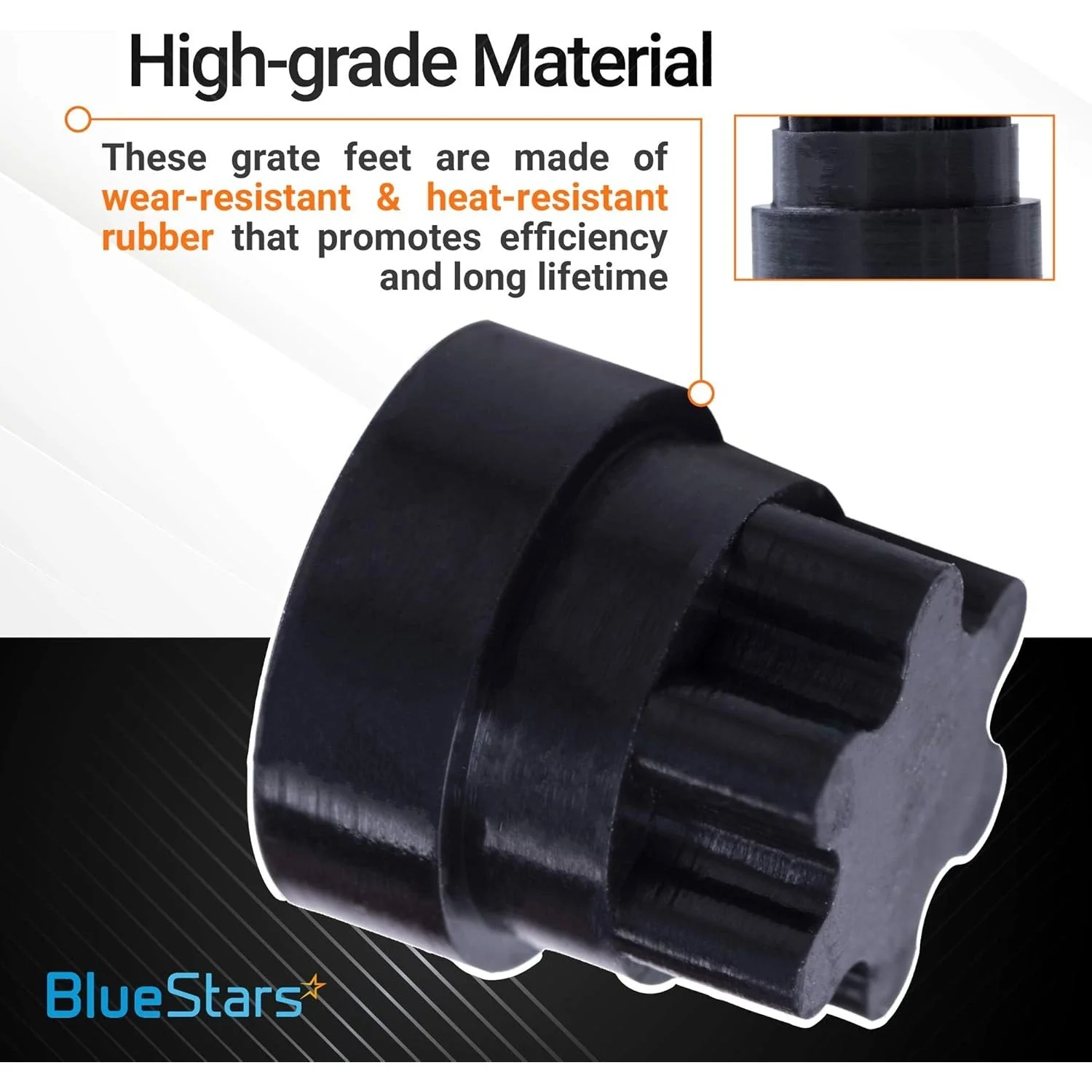 [Lifetime Warranty] 00618112 00637940 Rubber Grate Feet - Pack of 20 - Image 4