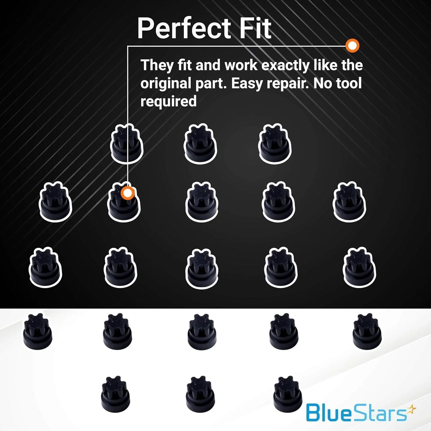 [Lifetime Warranty] 00618112 00637940 Rubber Grate Feet - Pack of 20 - Image 5