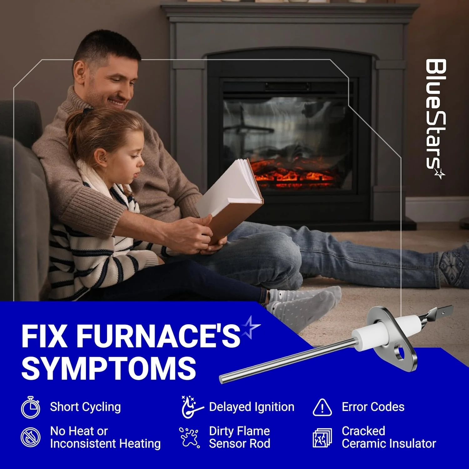 [Lifetime Warranty] 0130F00010 Furnace Flame Sensor - Pack of 2 - Image 6