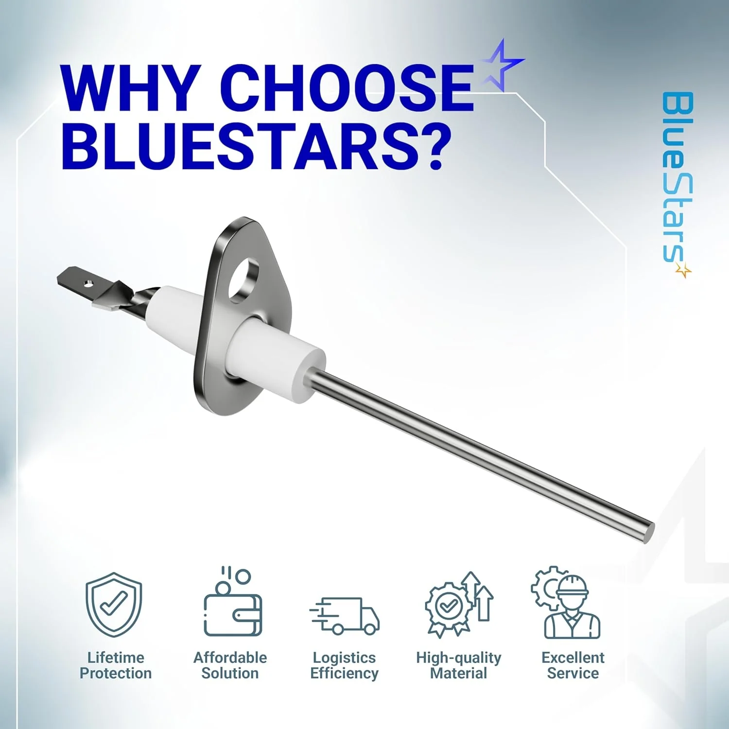 [Lifetime Warranty] 0130F00010 Furnace Flame Sensor - Pack of 2 - Image 9