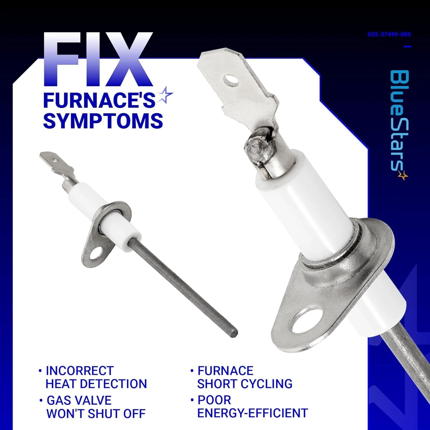 [Lifetime Warranty] 025-37499-000 Gas Furnace Flame Sensor - Image 5