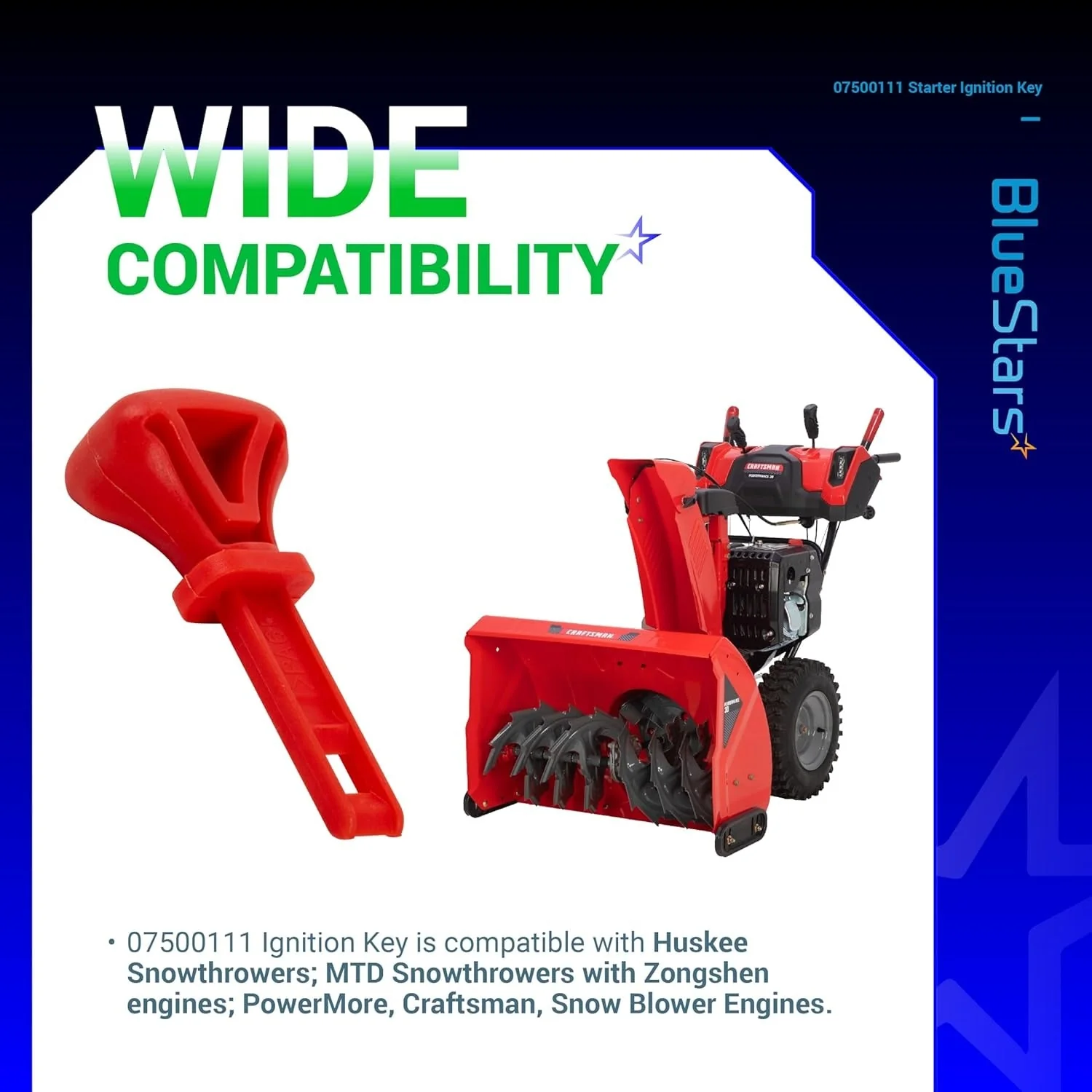 [Lifetime Warranty] 07500111 Snow Thrower Snowblower Starter Ignition Key - Pack of 4 - Image 4