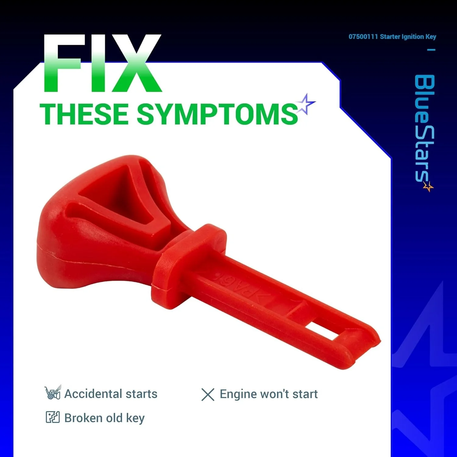 [Lifetime Warranty] 07500111 Snow Thrower Snowblower Starter Ignition Key - Pack of 4 - Image 5