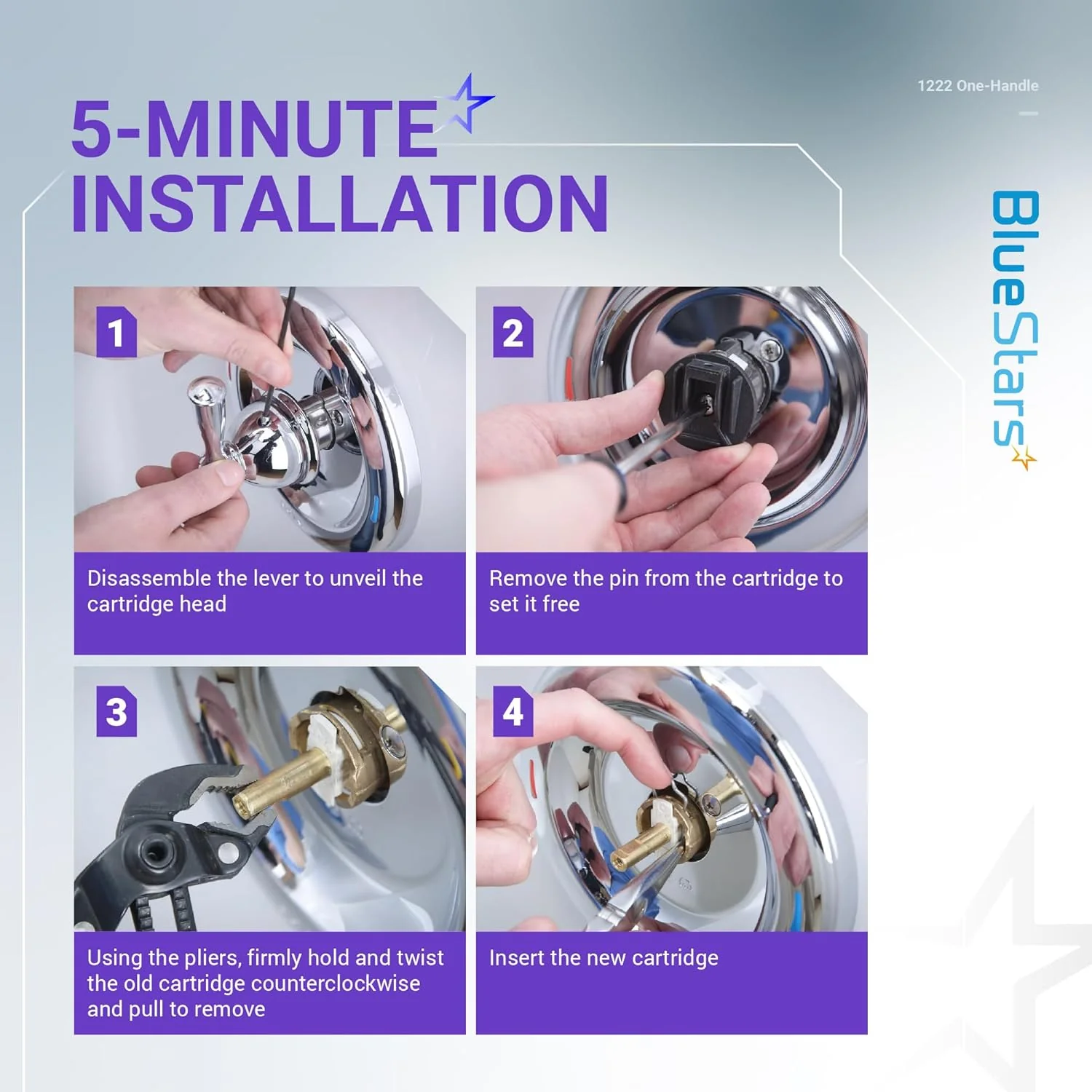 [Lifetime Warranty] 1222 One-Handle Faucet Cartridge - Image 6