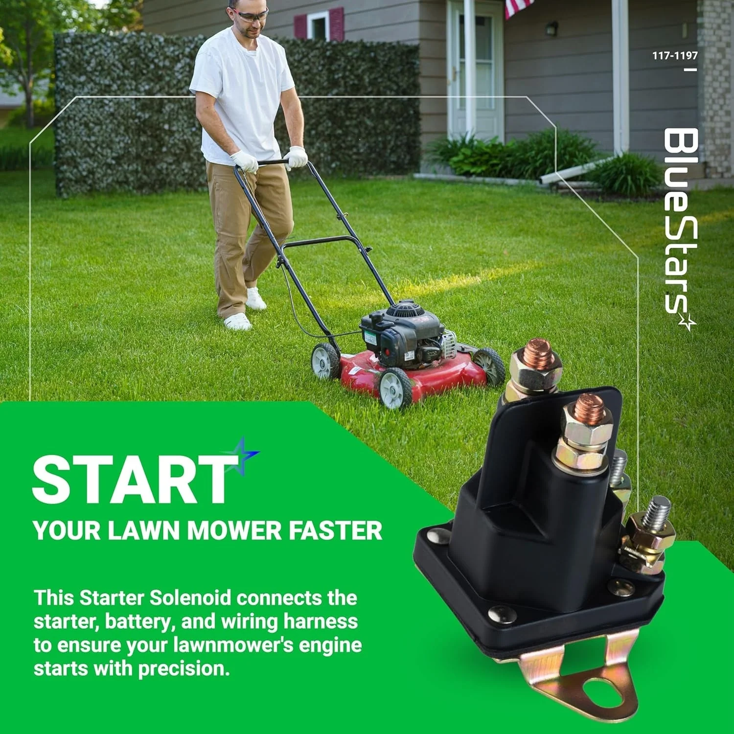 [Lifetime Warranty] 12V 4-Terminal 117-1197 Starter Solenoid - Image 3