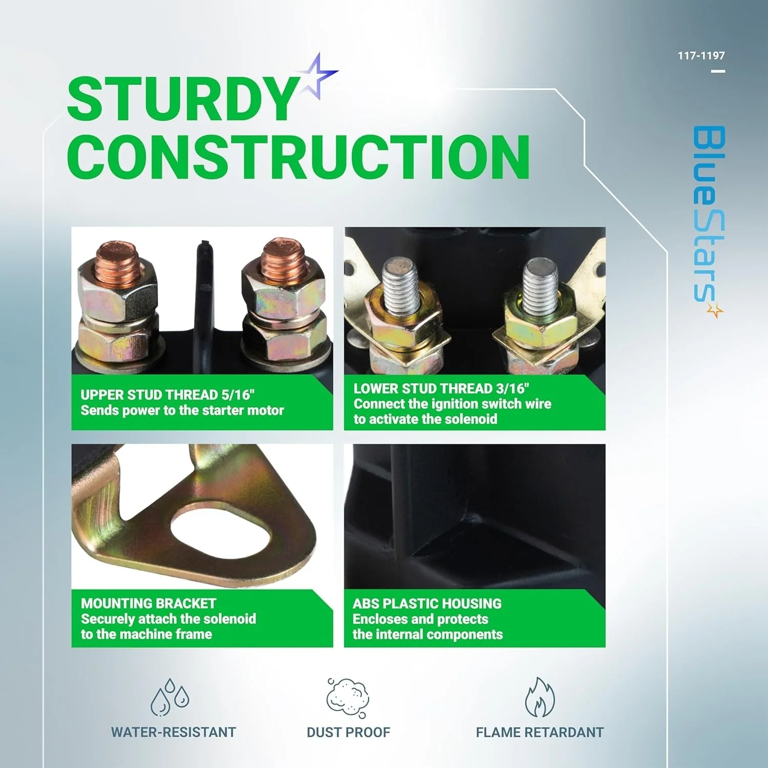 [Lifetime Warranty] 12V 4-Terminal 117-1197 Starter Solenoid - Image 4