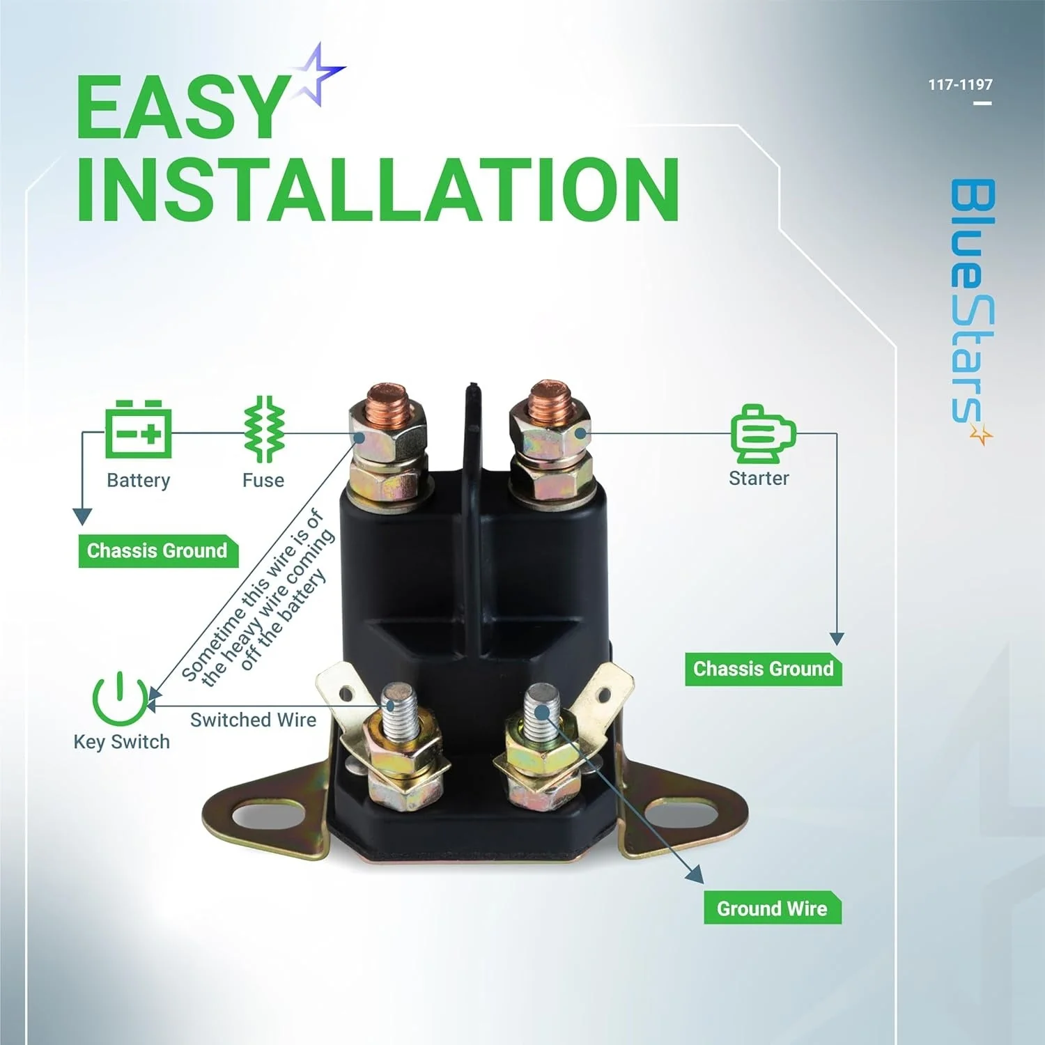 [Lifetime Warranty] 12V 4-Terminal 117-1197 Starter Solenoid - Image 9