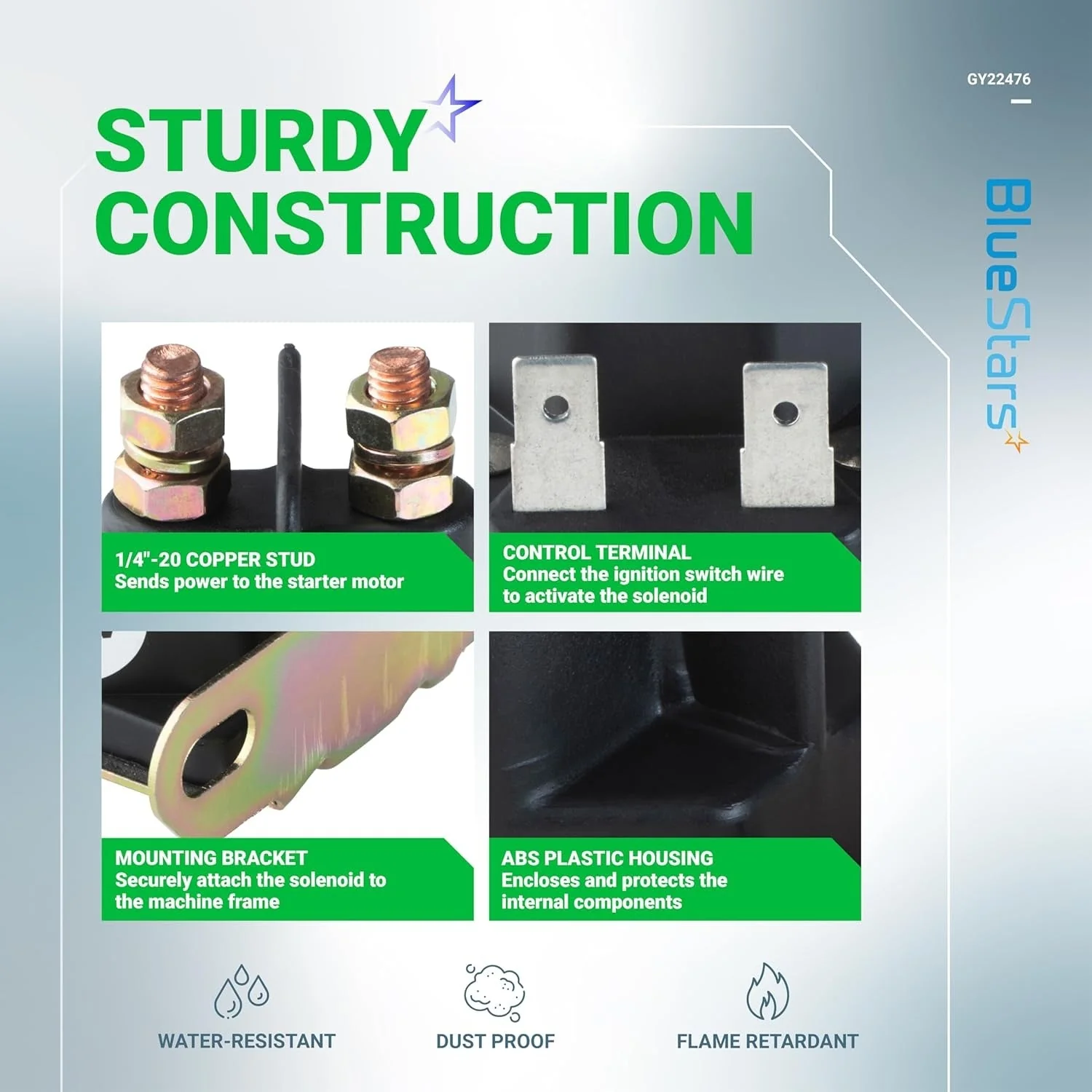 [Lifetime Warranty] 12V GY22476 AUC15346 Starter Solenoid - Image 4