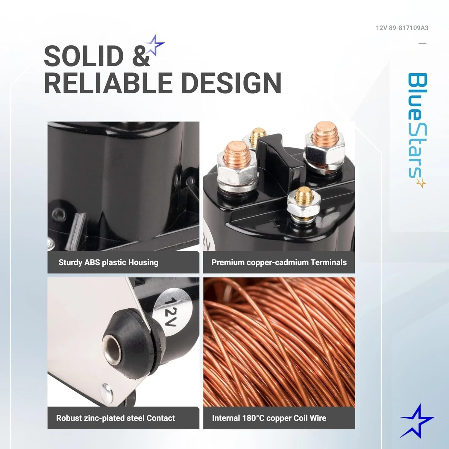 [Lifetime Warranty] 12V Starter Solenoid Relay 89-817109A3 89-817109A2 89-817109A1 - Image 3