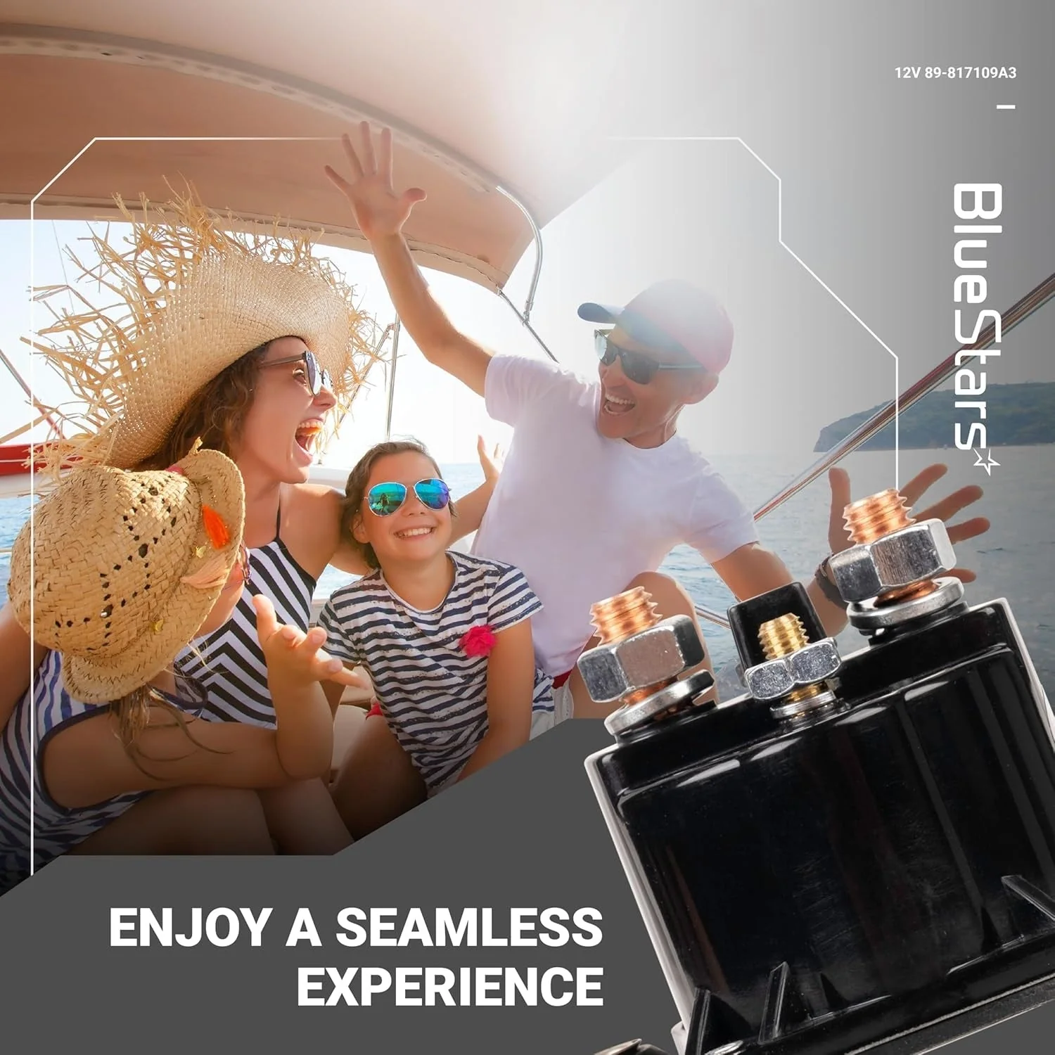 [Lifetime Warranty] 12V Starter Solenoid Relay 89-817109A3 89-817109A2 89-817109A1 - Image 7