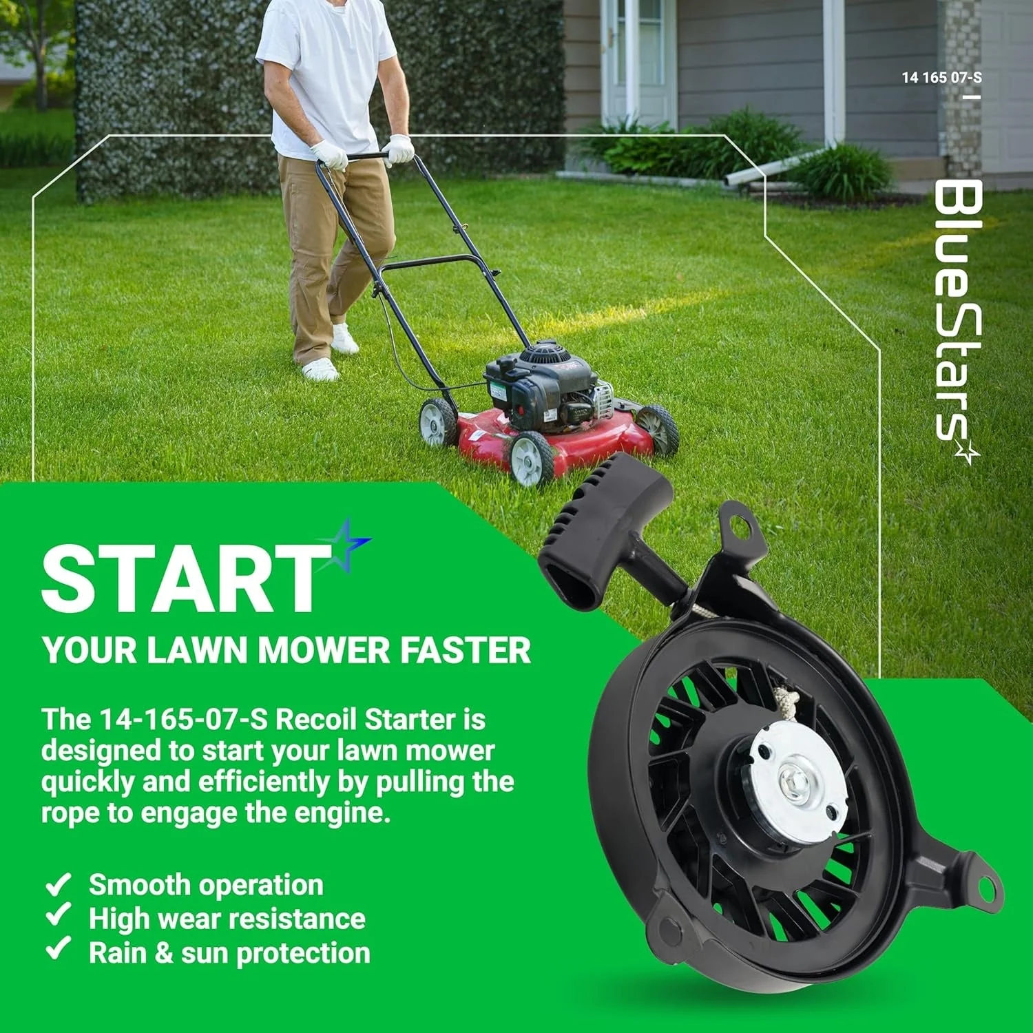 [Lifetime Warranty] 14 165 07-S Recoil Starter Pull Start Kohler - Image 6