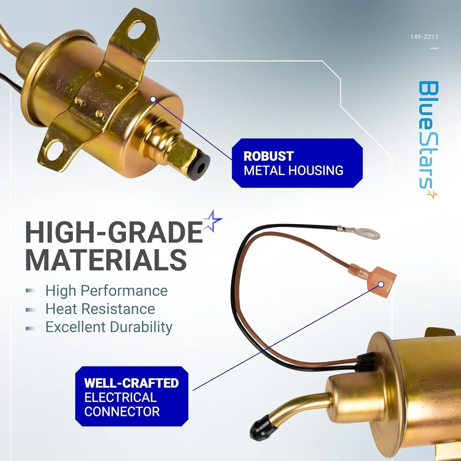 [Lifetime Warranty] 149-2311 Electric 12V Fuel Pump - Image 3