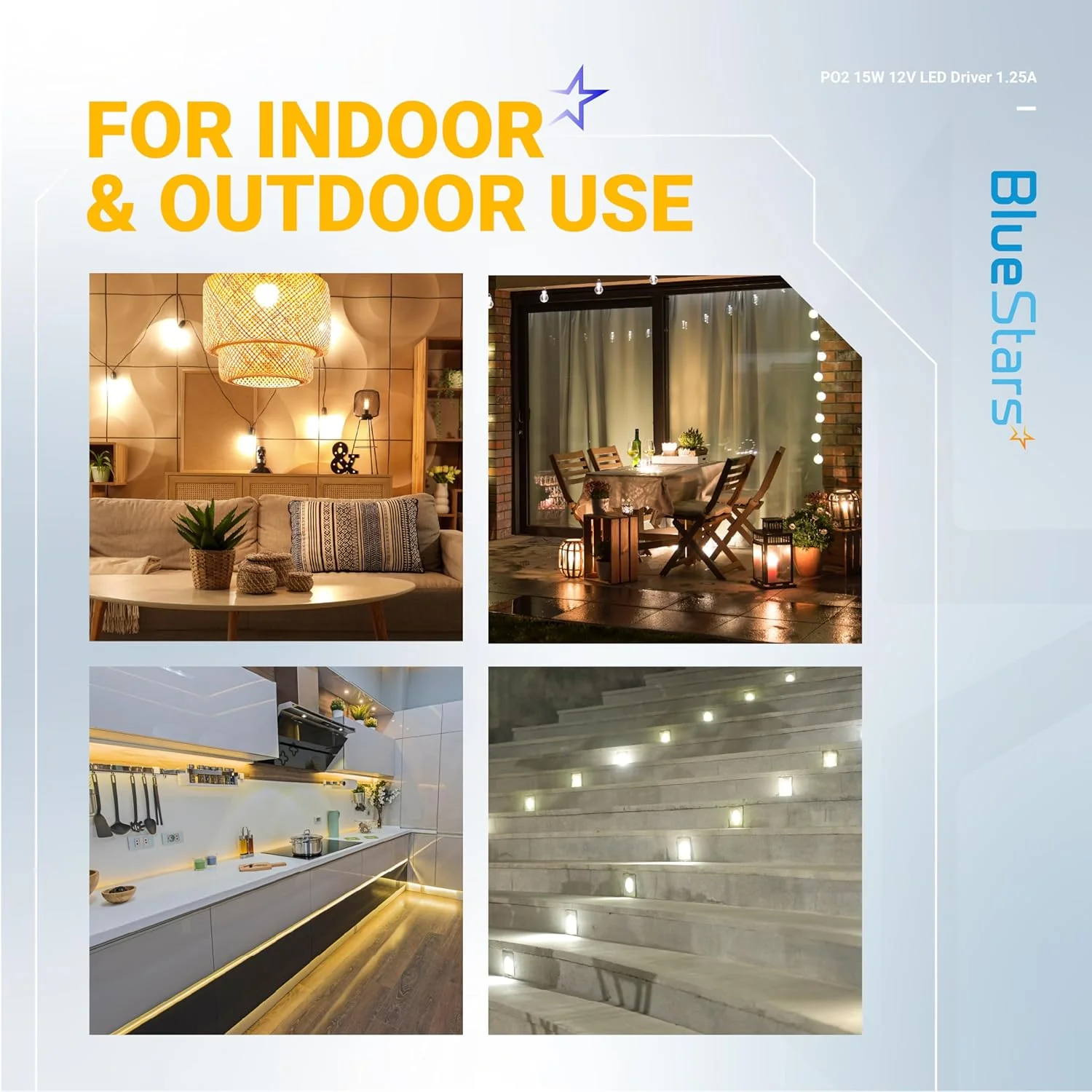 [Lifetime Warranty] 15W 12V LED Power Supply Driver 1.25A, 120V AC to 12V DC, IP67 Waterproof - Pack of 2 - Image 7