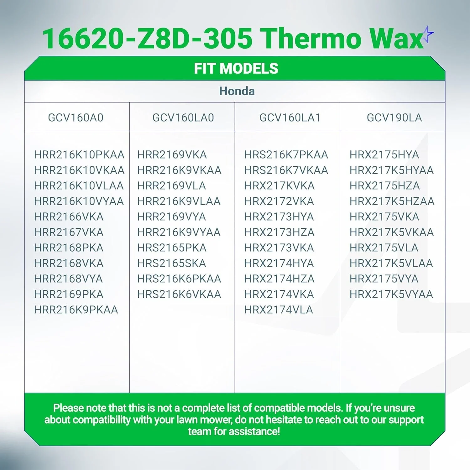 [Lifetime Warranty] 16620-Z8D-305 Thermowax Thermo Wax - Image 4