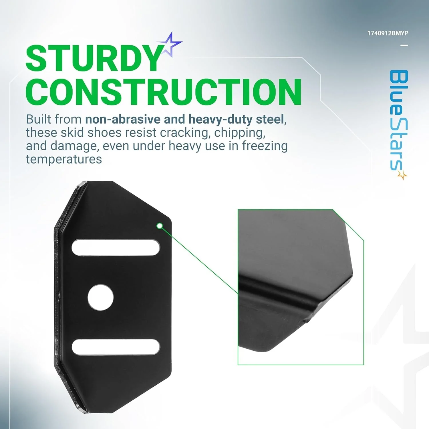[Lifetime Warranty] 1740912BMYP Snowblower Skid Shoes Height Adjustment - Image 4