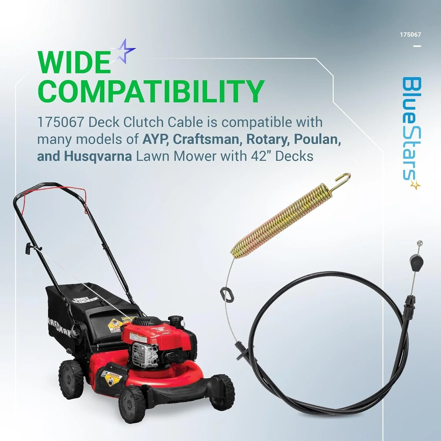 [Lifetime Warranty] 175067 Deck Clutch Cable - Image 4