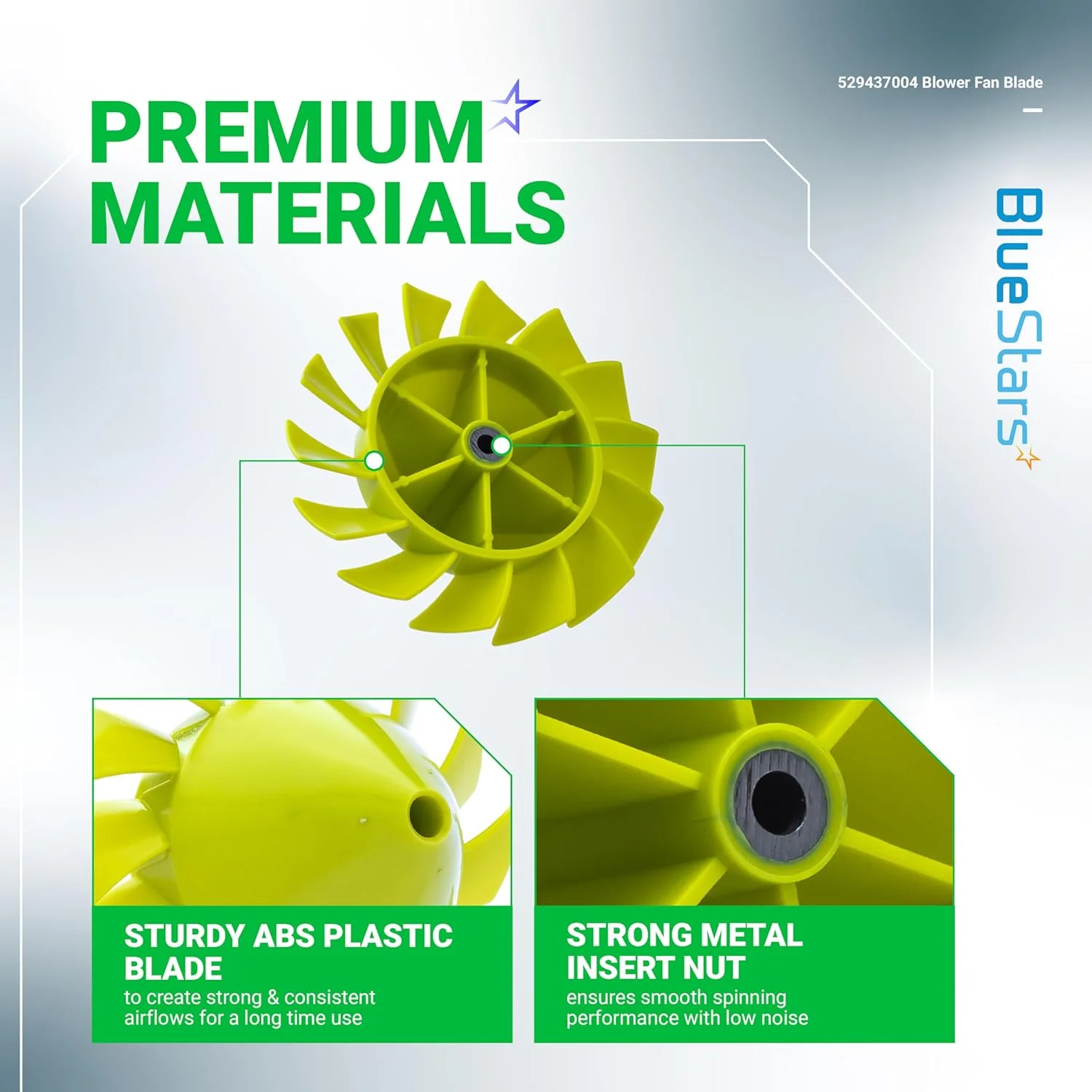 [Lifetime Warranty] 529437004 Blower Fan Blade - Pack of 2 - Image 5