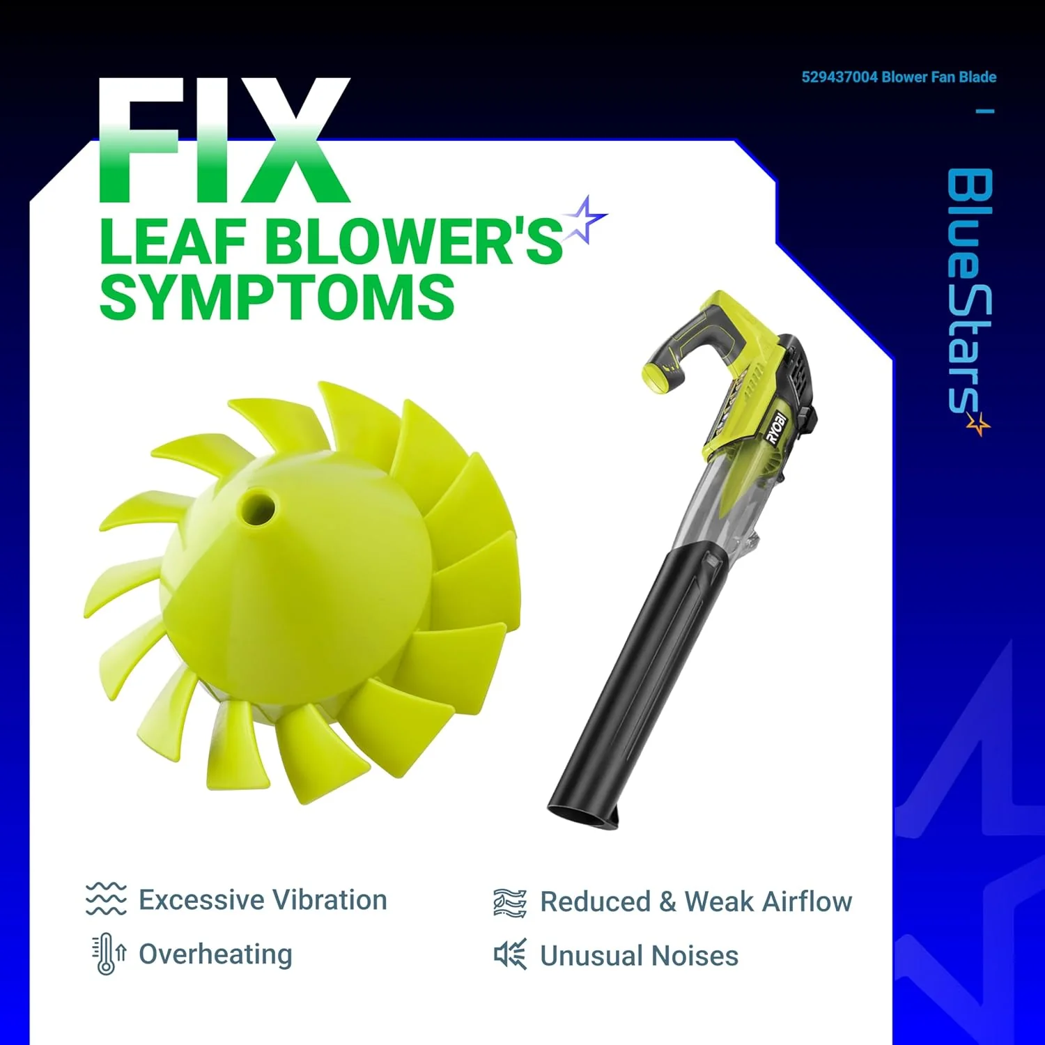 [Lifetime Warranty] 529437004 Blower Fan Blade - Pack of 2 - Image 6