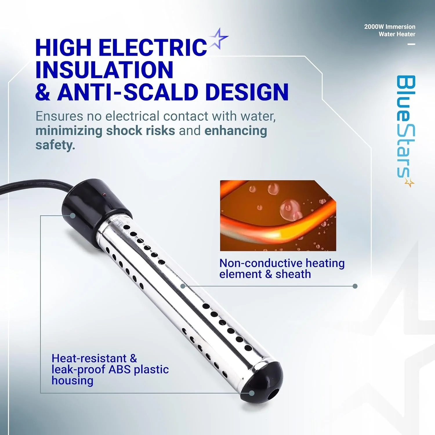 [Lifetime Warranty] 2000W Immersion Water Heater - Image 5