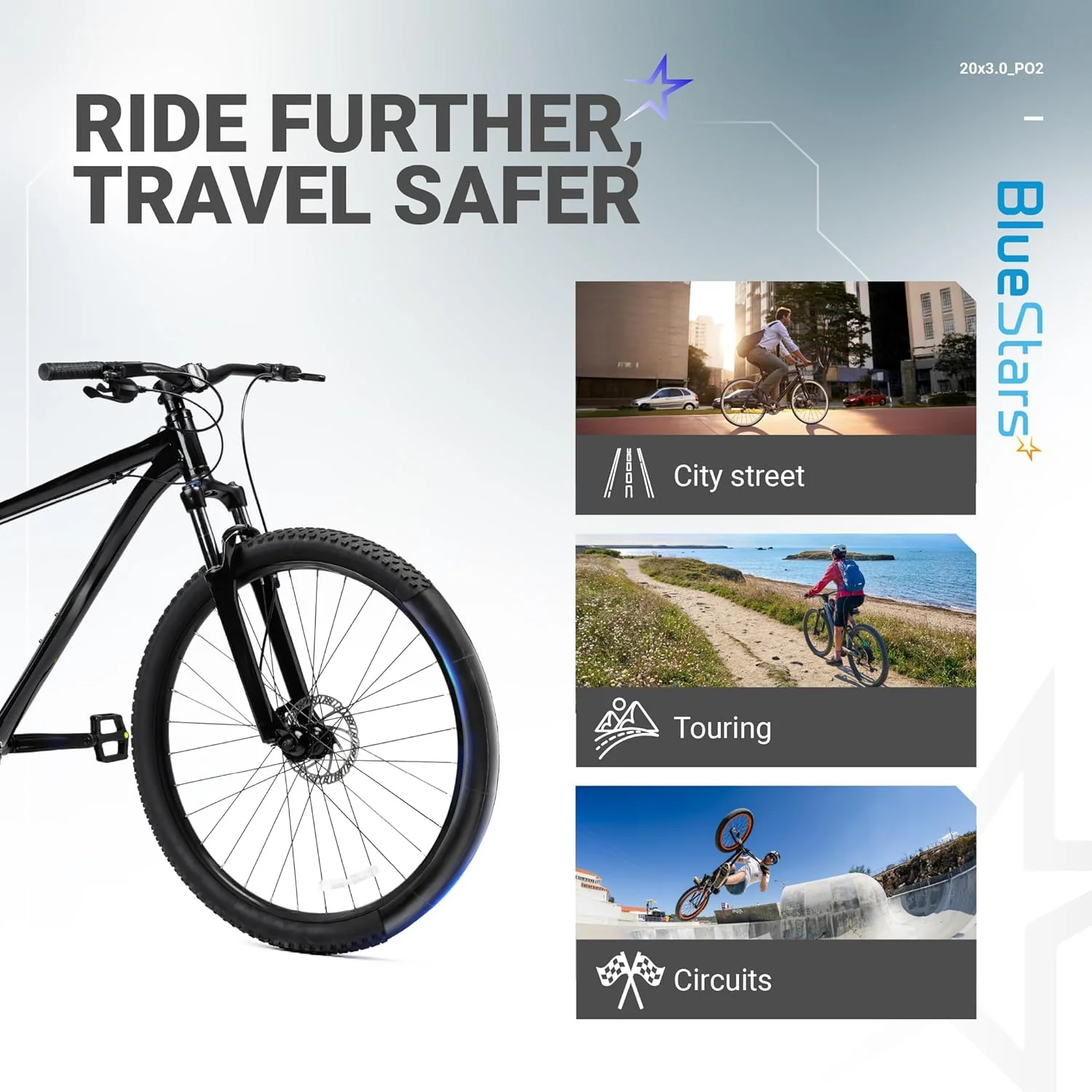 [Lifetime Warranty] 20x3.0 Bike Inner Tubes - Pack of 2 - Image 9