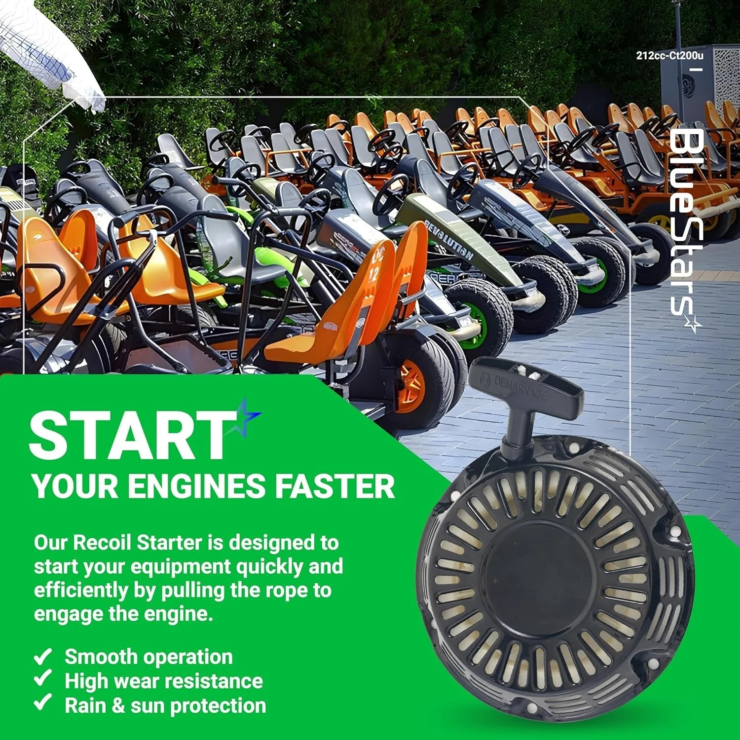 [Lifetime Warranty] 212 Ct200u Pull Start Recoil Starter - Image 7