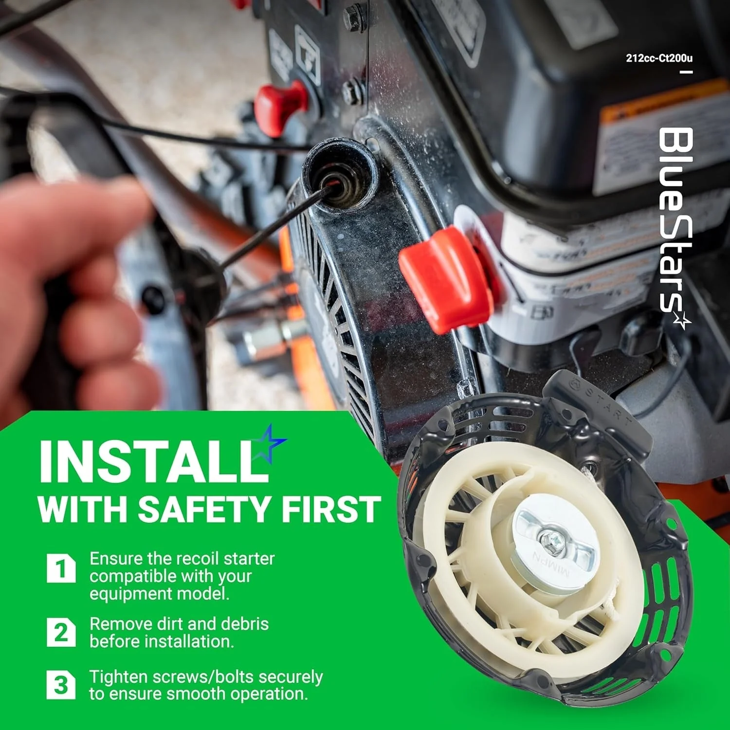 [Lifetime Warranty] 212 Ct200u Pull Start Recoil Starter - Image 8