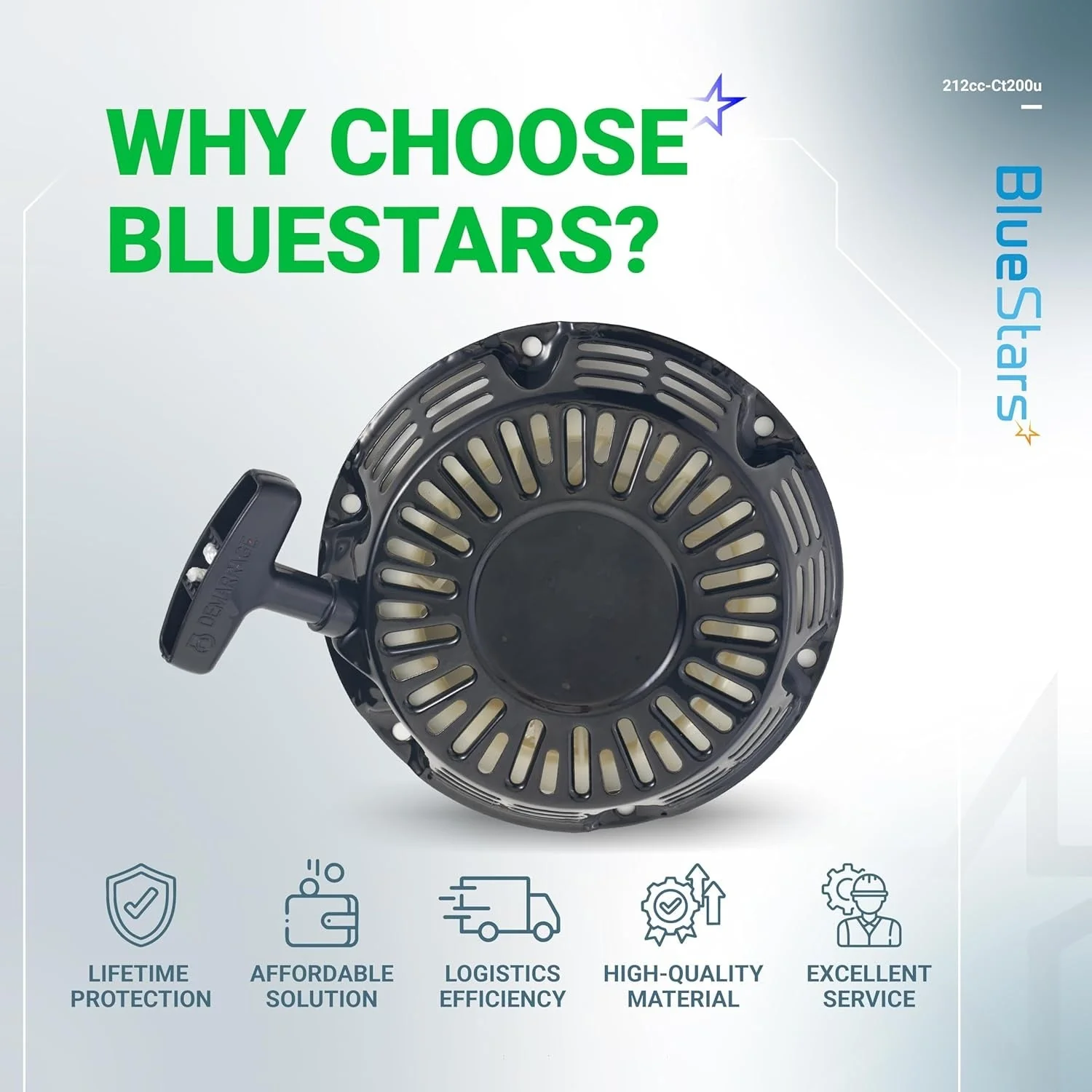 [Lifetime Warranty] 212 Ct200u Pull Start Recoil Starter - Image 9