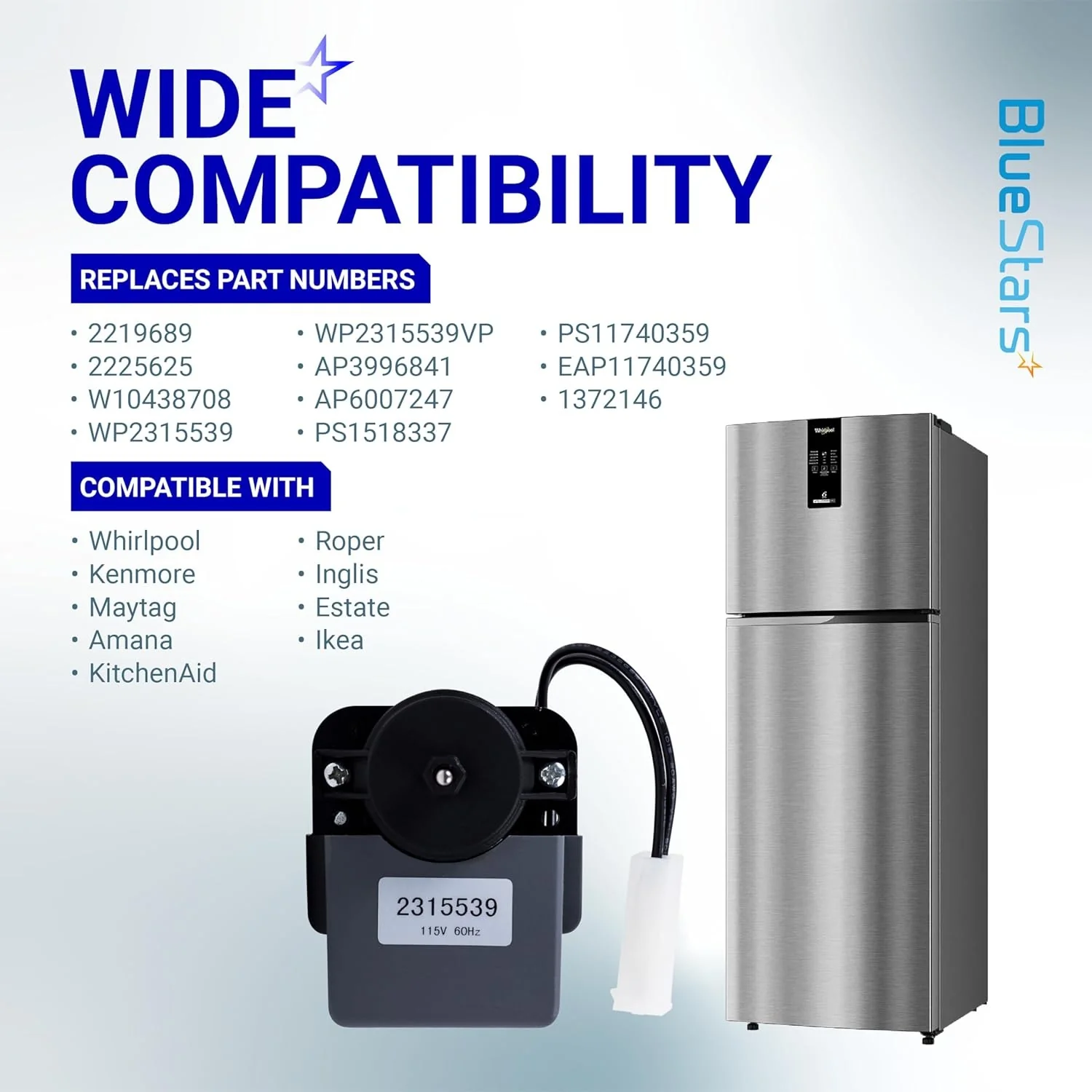 [Lifetime Warranty] 2315539 Refrigerator Evaporator Fan Motor - Image 4