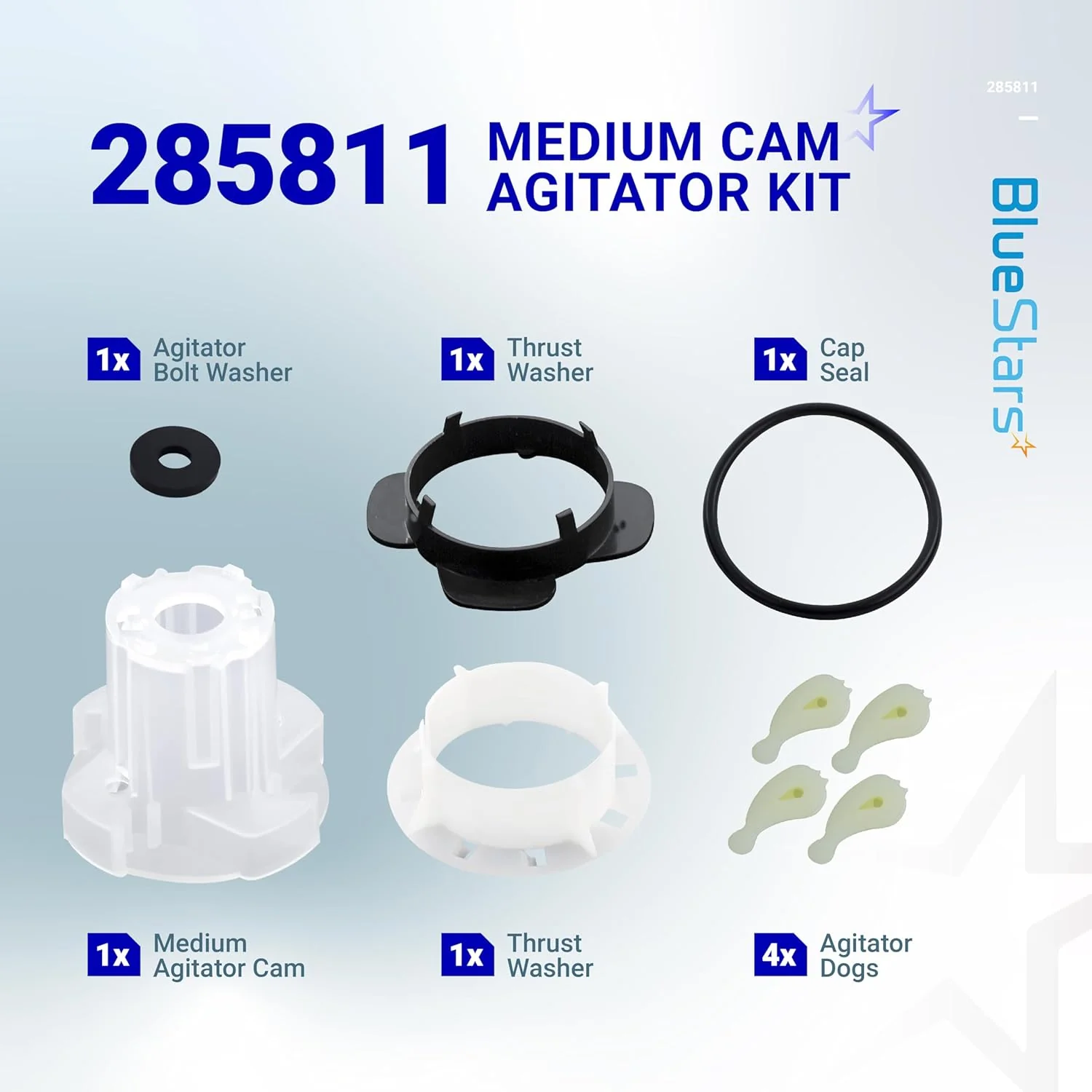 [Lifetime Warranty] 285811 Medium Cam Agitator Repair Kit - Image 6