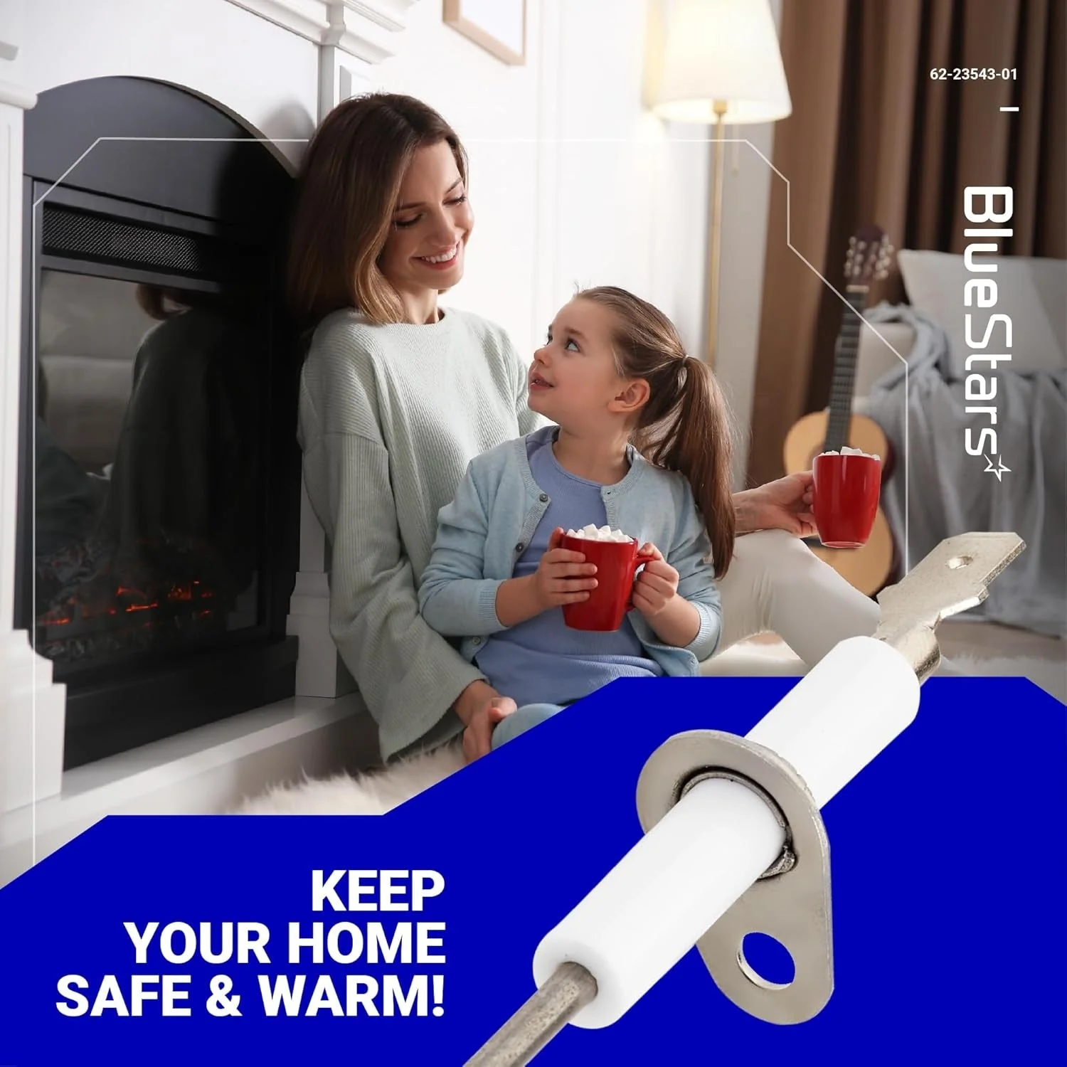 [Lifetime Warranty] 62-23543-01 Furnace Flame Sensor - Pack of 2 - Image 7