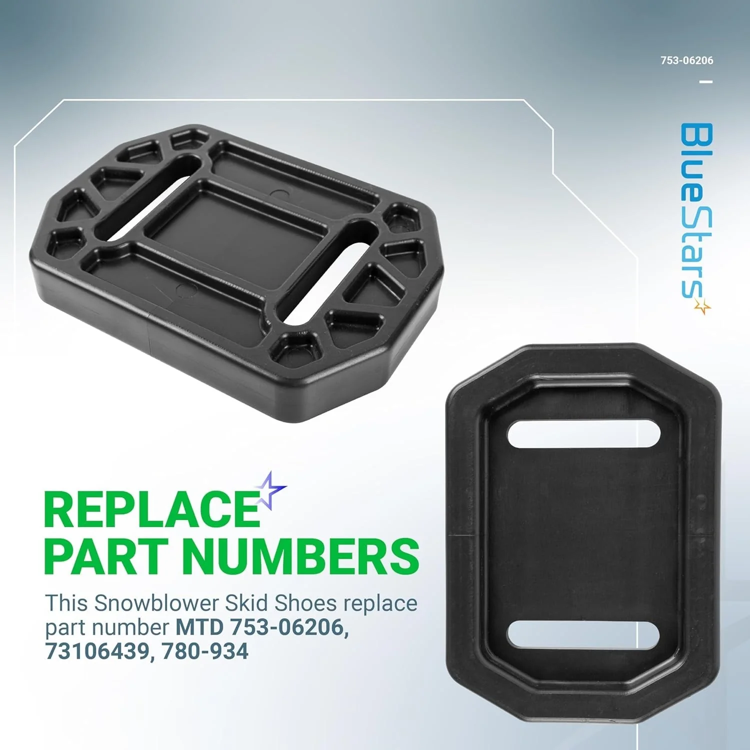 [Lifetime Warranty] 753-06206 Snow Thrower Polymer Slide Shoe Kit - Image 8