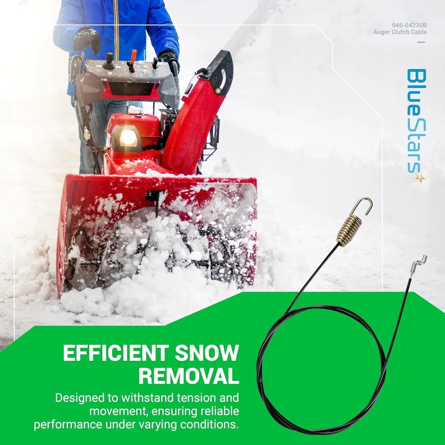 [Lifetime Warranty] 946-04230B Auger Clutch Cable - Pack of 2 - Image 7