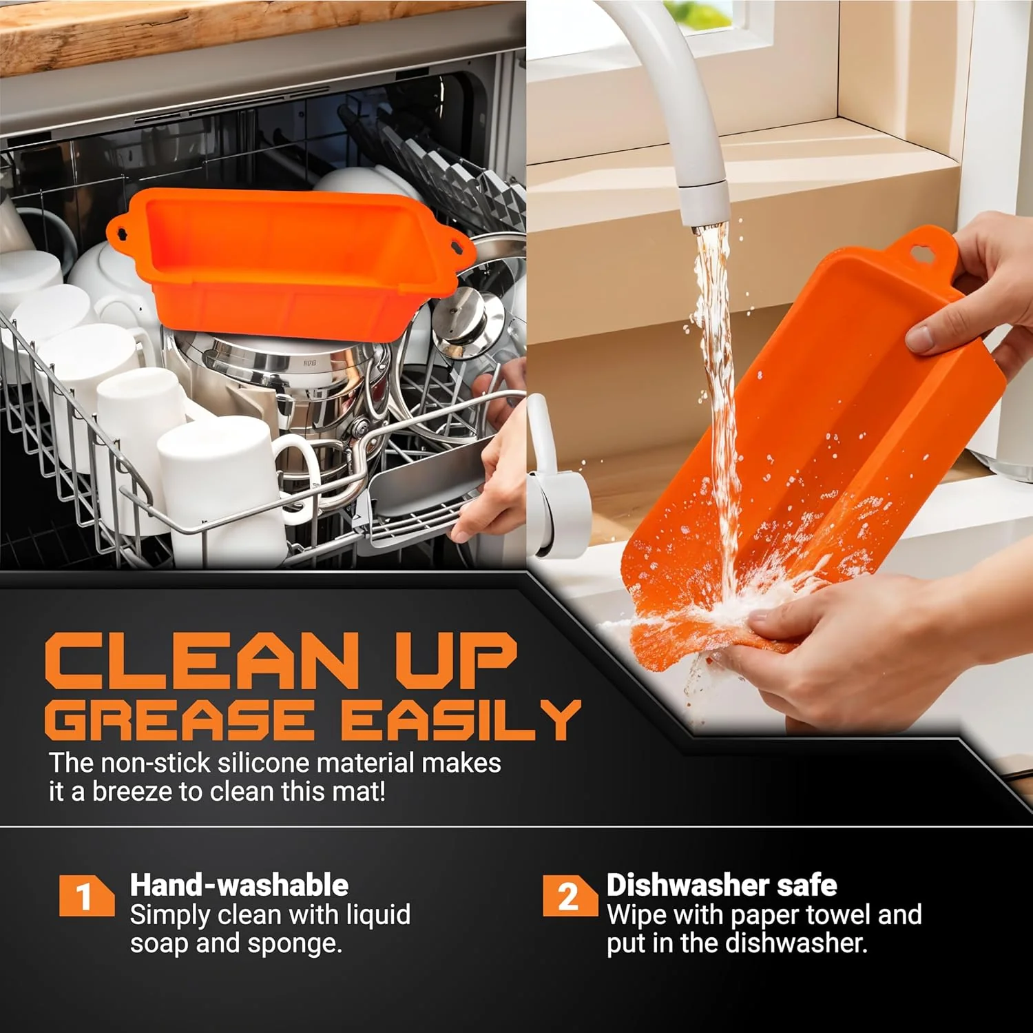 [Lifetime Warranty] Silicone Grease Cup Liners - Pack of 2 - Image 9