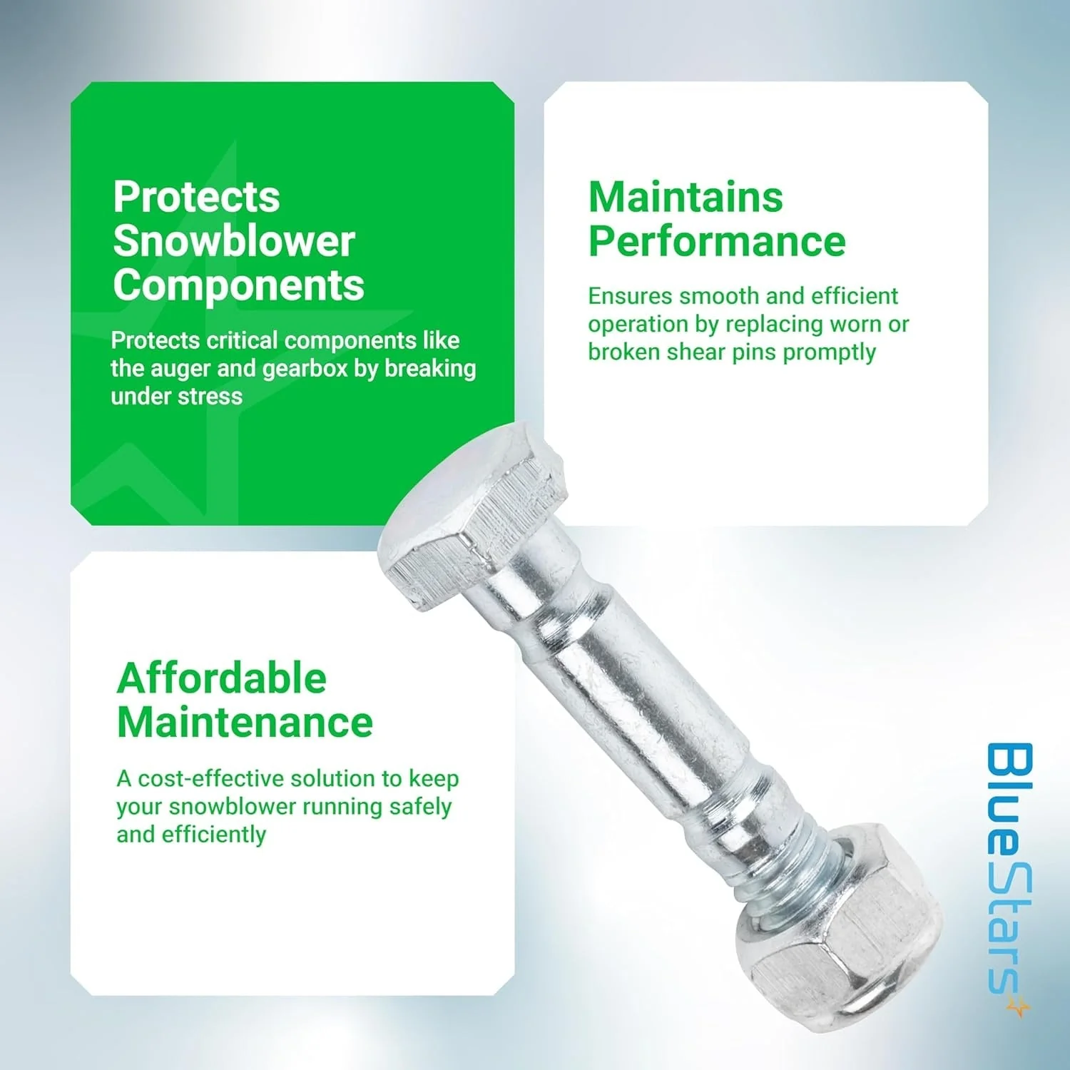 [Lifetime Warranty] 303160355P 303160355 Snow Blower Shear Pins and Nuts - Pack of 4 - Image 6