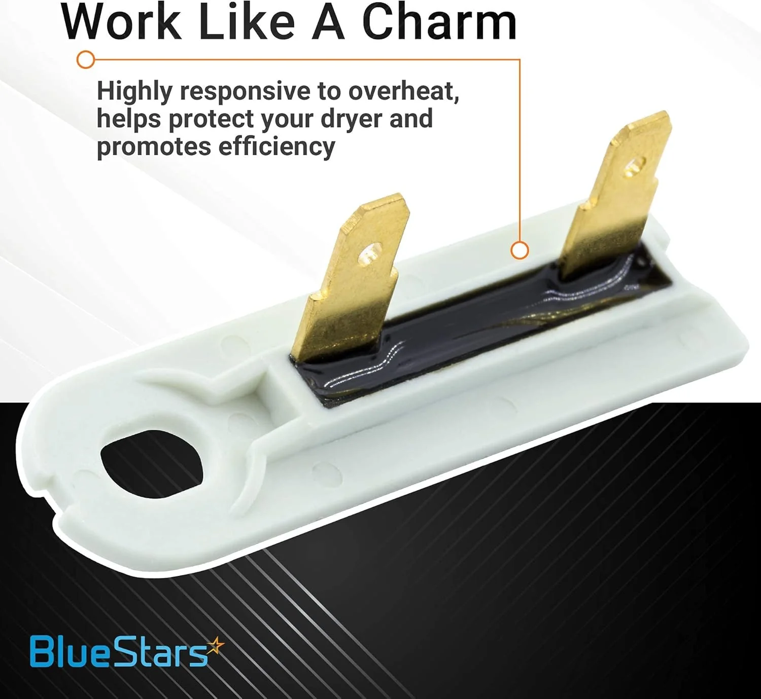 [Lifetime Warranty] 3387134 Cycling Thermostat 3392519 Dryer Thermal Fuse 3977393 Thermal Cut-off Switch 3977767 High-limit Thermostat Kit - Pack of 2 - Image 5