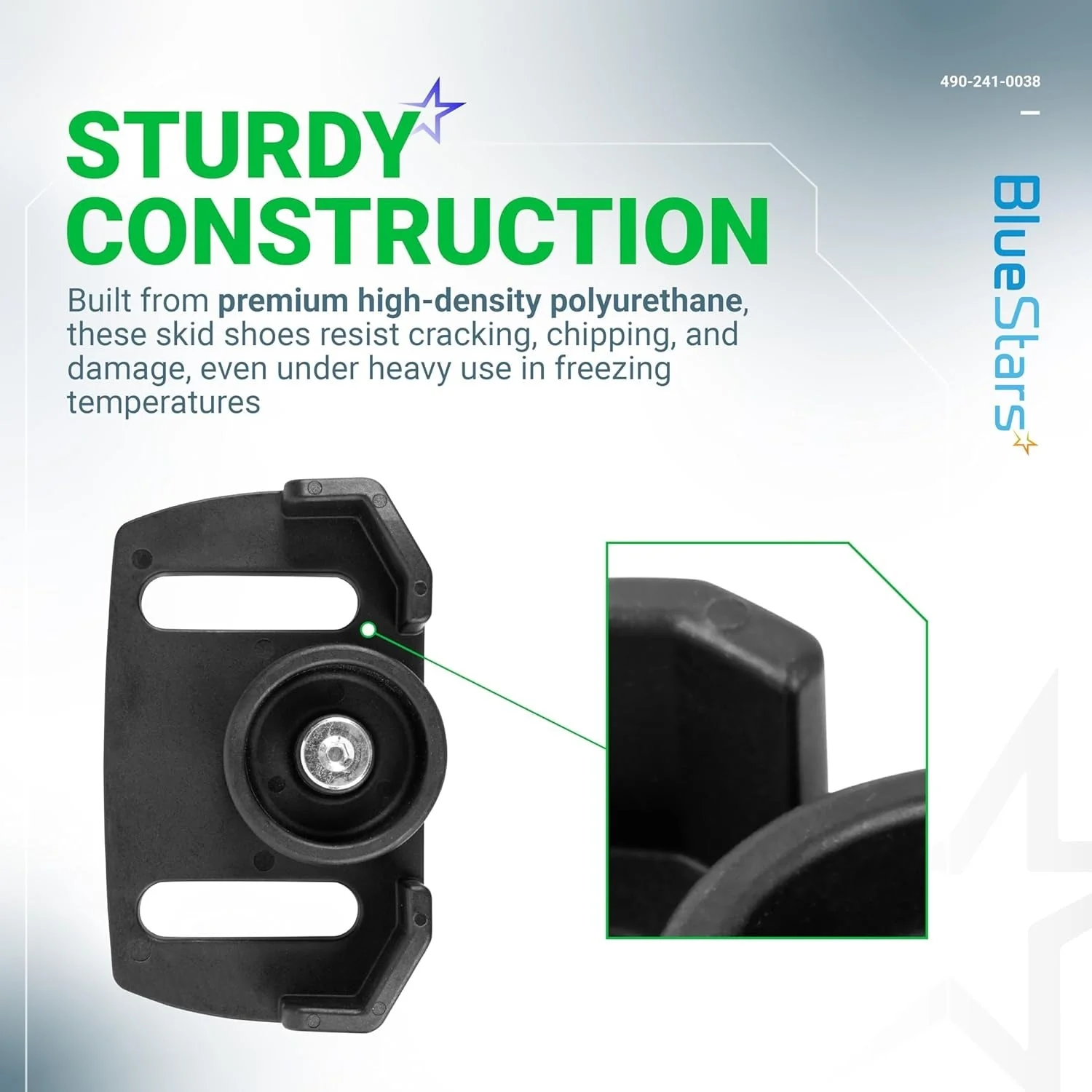 [Lifetime Warranty] 490-241-0038 Universal Snow Blower Rolling Skid Shoes - Image 4