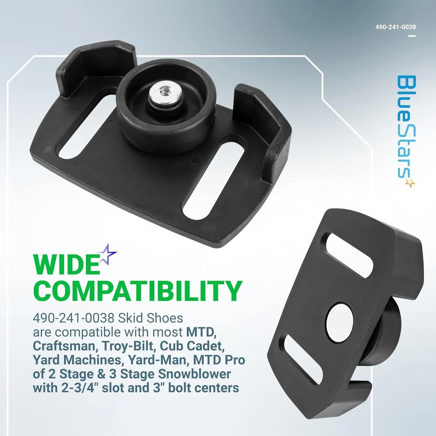 [Lifetime Warranty] 490-241-0038 Universal Snow Blower Rolling Skid Shoes - Image 6