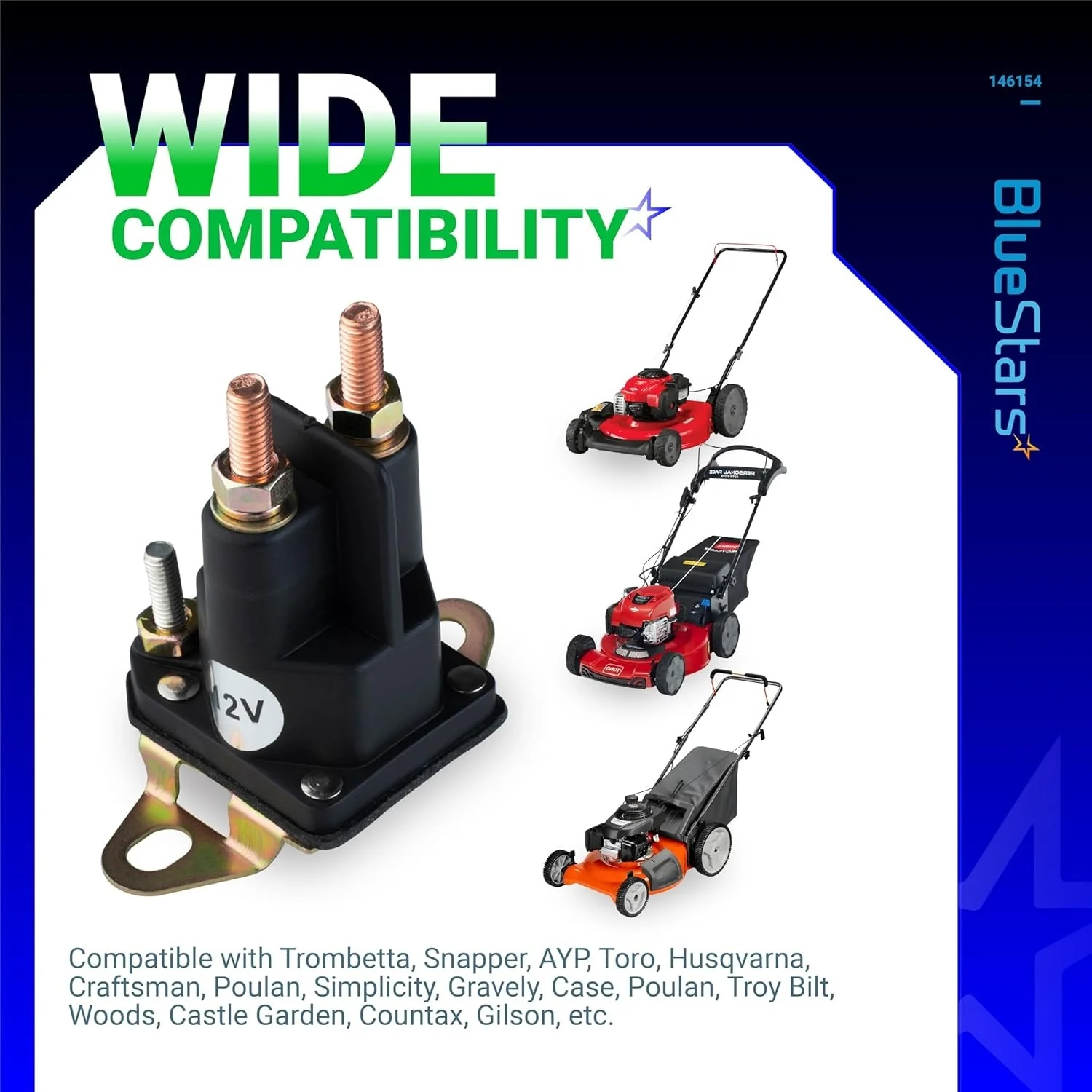 [Lifetime Warranty] 4-Pole 146154 145673 Starter Solenoid for Craftsman - Image 6