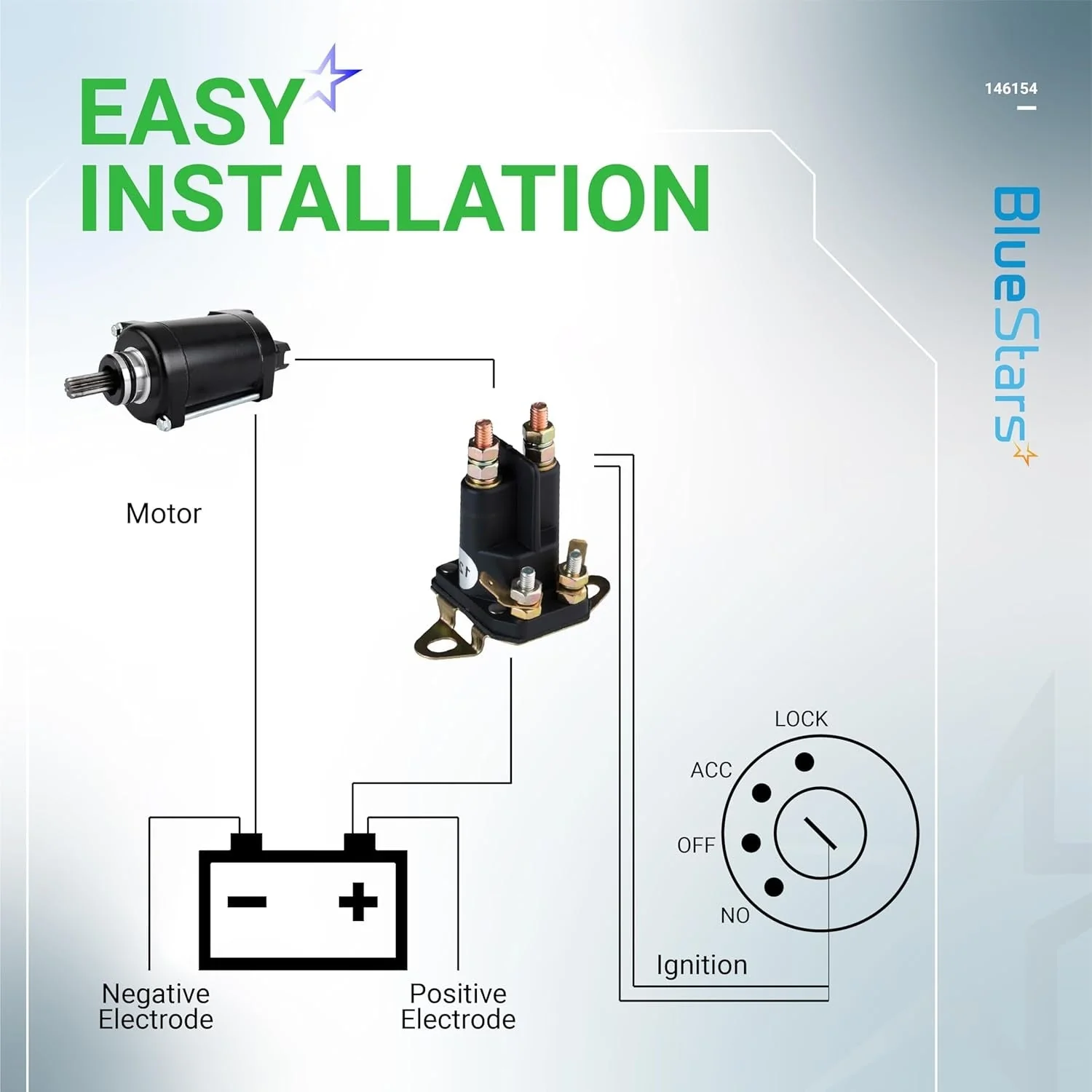 [Lifetime Warranty] 4-Pole 146154 145673 Starter Solenoid for Craftsman - Image 8