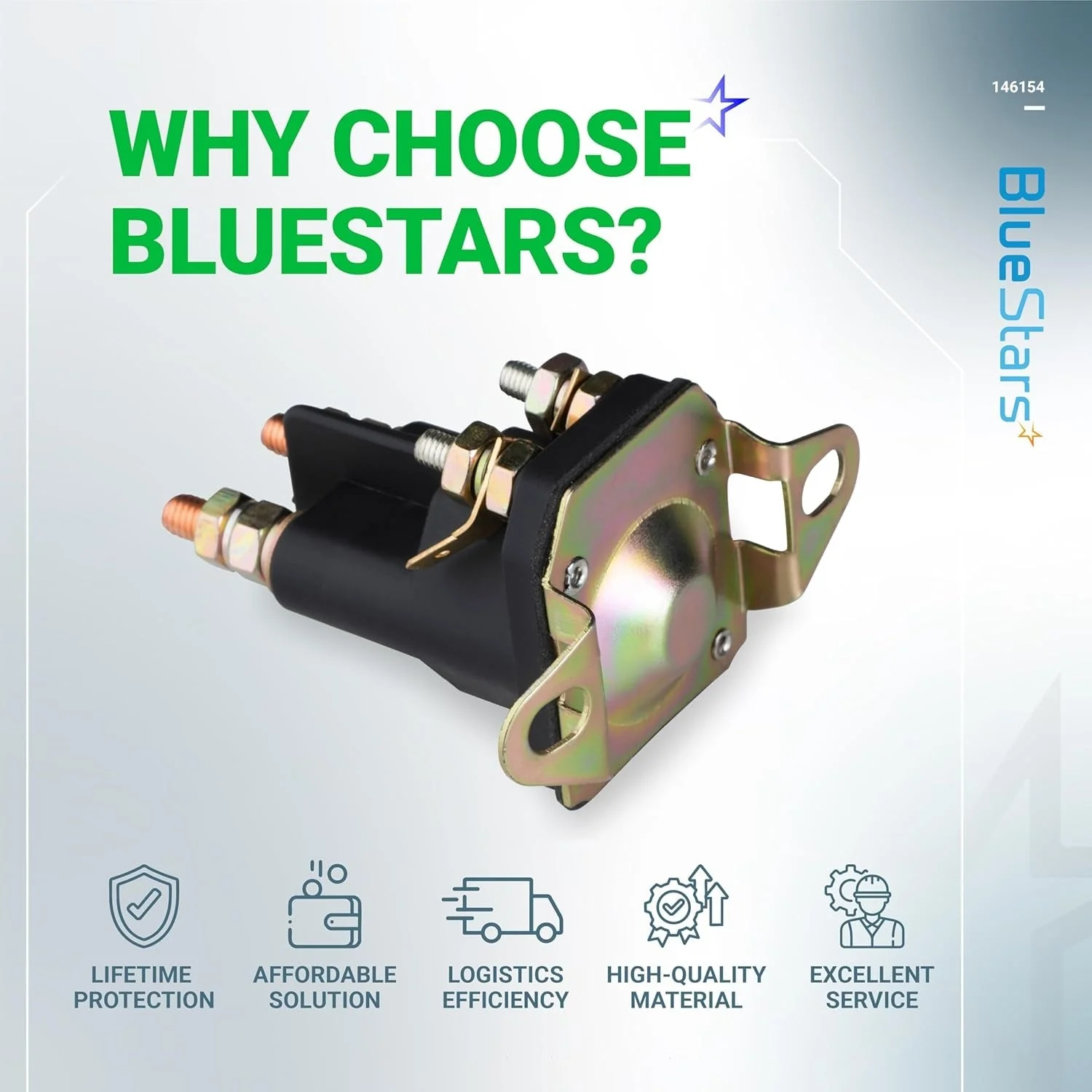 [Lifetime Warranty] 4-Pole 146154 145673 Starter Solenoid for Craftsman - Image 9