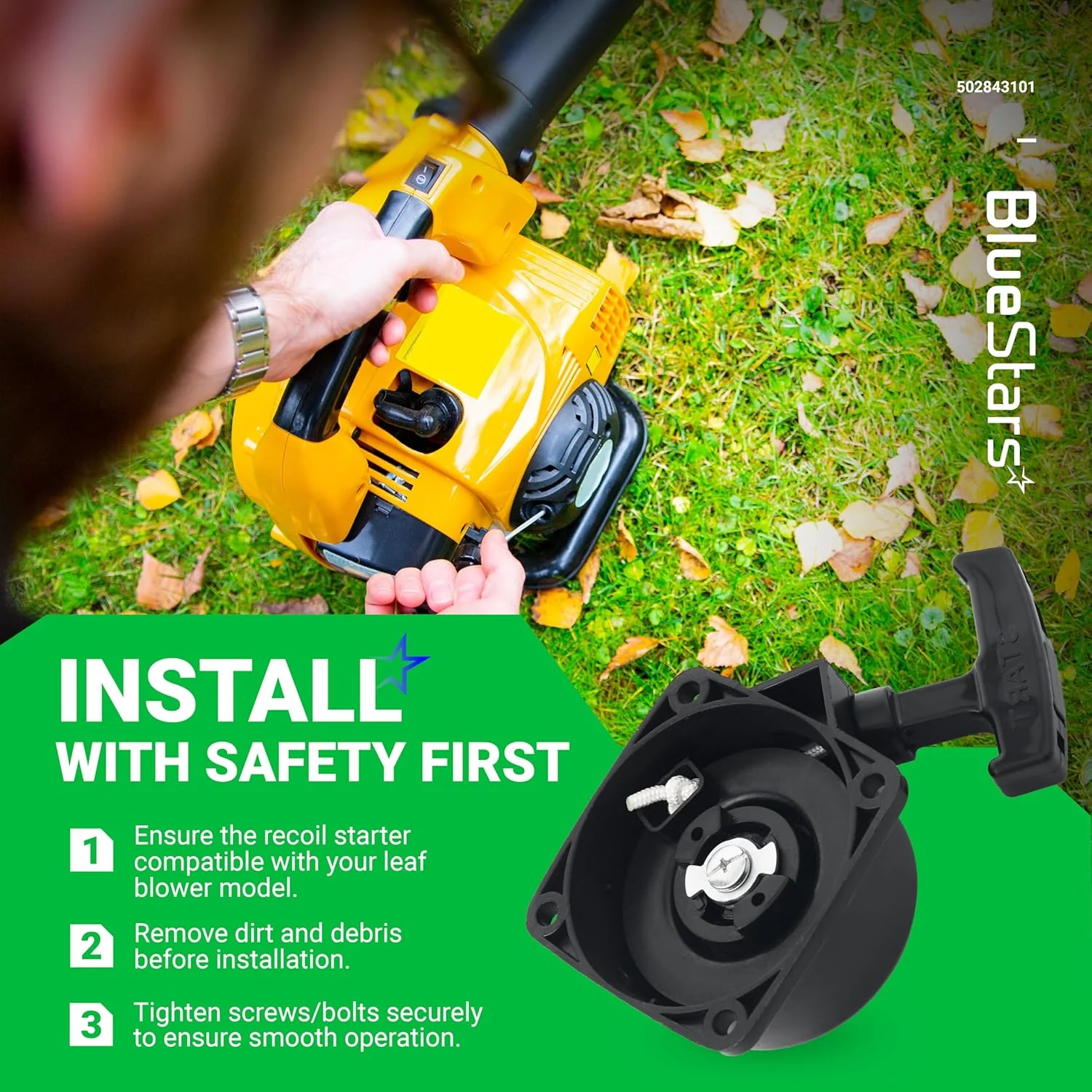 [Lifetime Warranty] 502843101 Recoil Starter Pull Start - Image 7