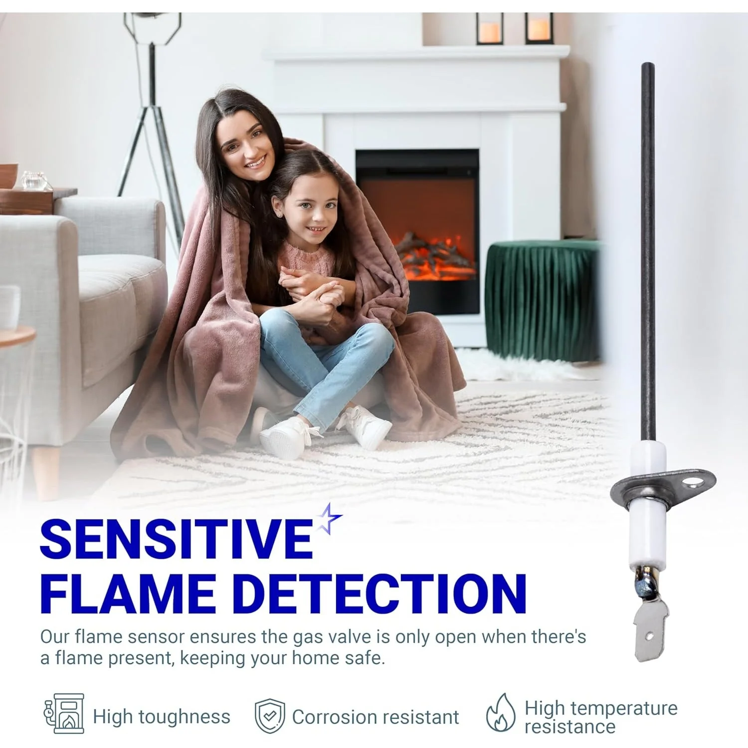 [Lifetime Warranty] 52W29 Furnace Flame Sensor - Image 3