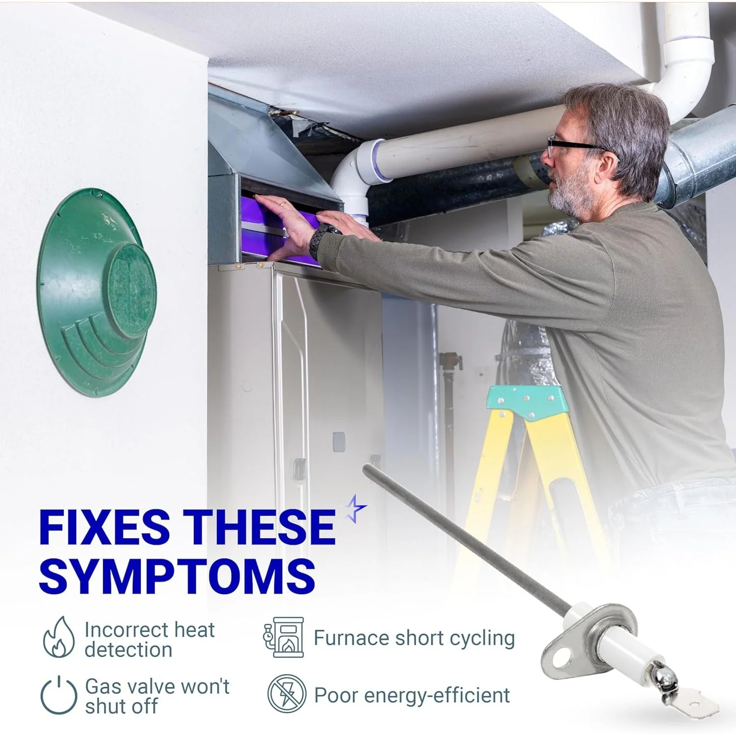 [Lifetime Warranty] 52W29 Furnace Flame Sensor - Image 7