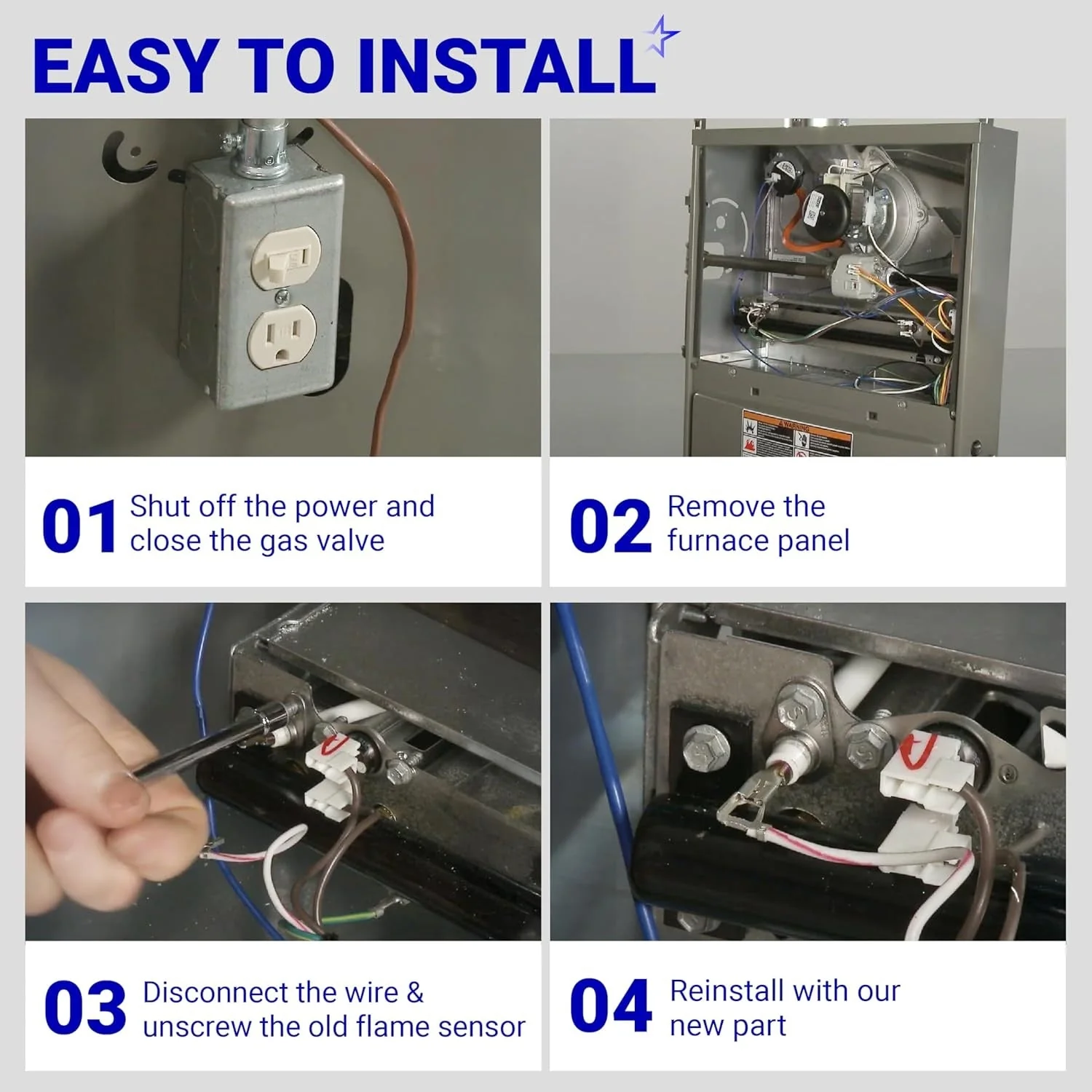 [Lifetime Warranty] 52W29 Furnace Flame Sensor - Image 8