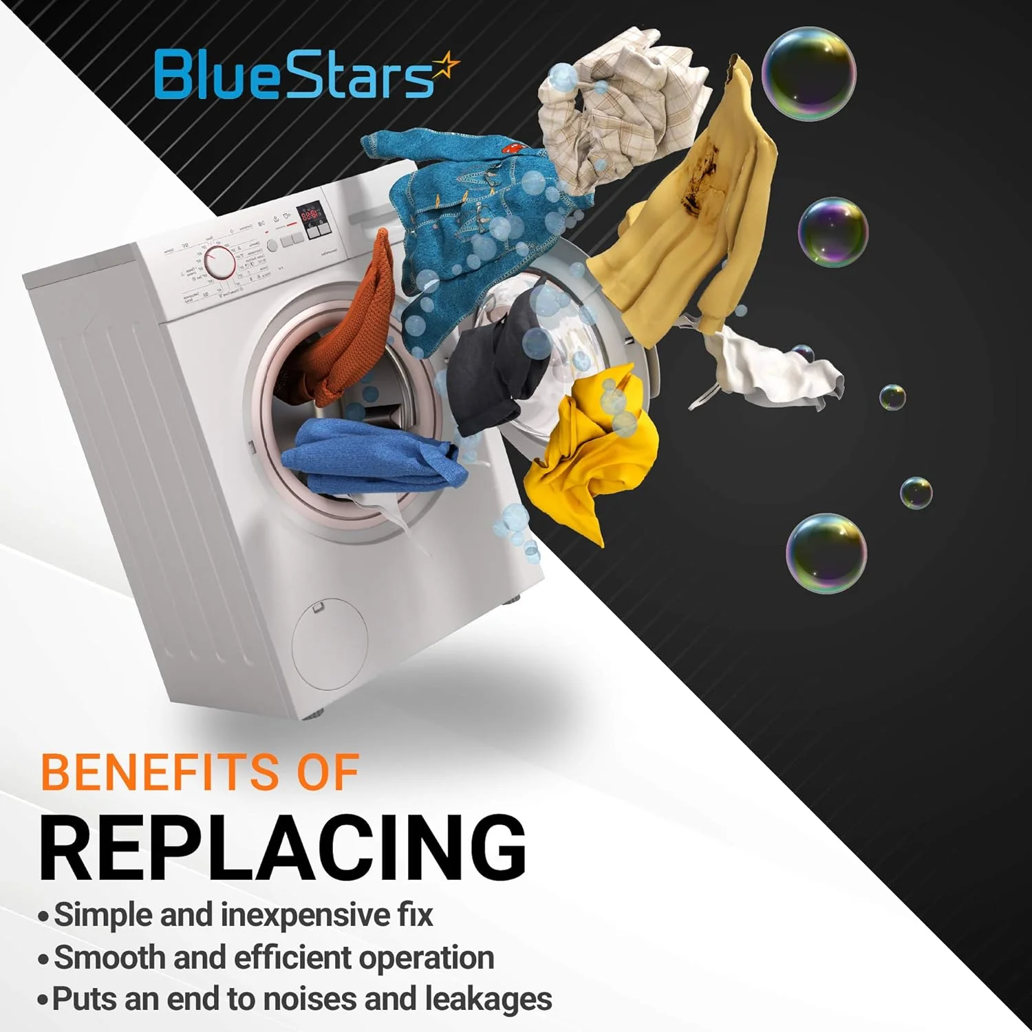 [Lifetime Warranty] 5303279394 Washer Tub Seal Kit - Image 3