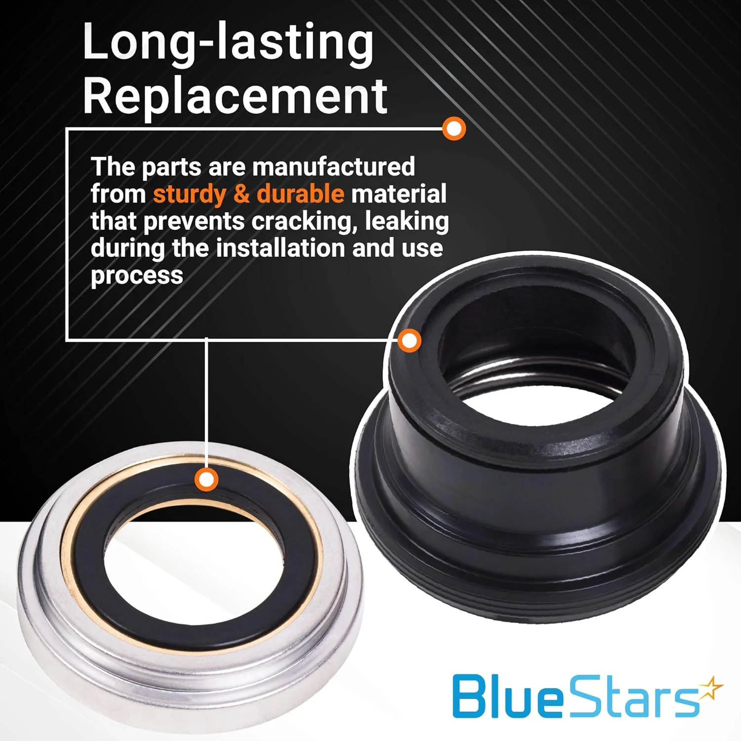 [Lifetime Warranty] 5303279394 Washer Tub Seal Kit - Image 4