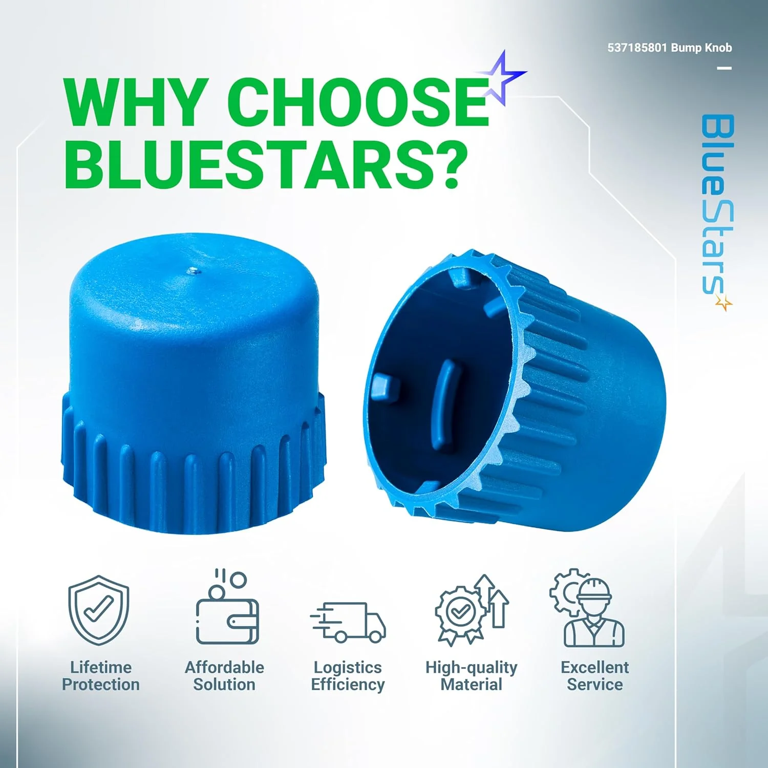 [Lifetime Warranty] 537185801 T35 Trimmer Head Bump Knob - Pack of 4 - Image 9