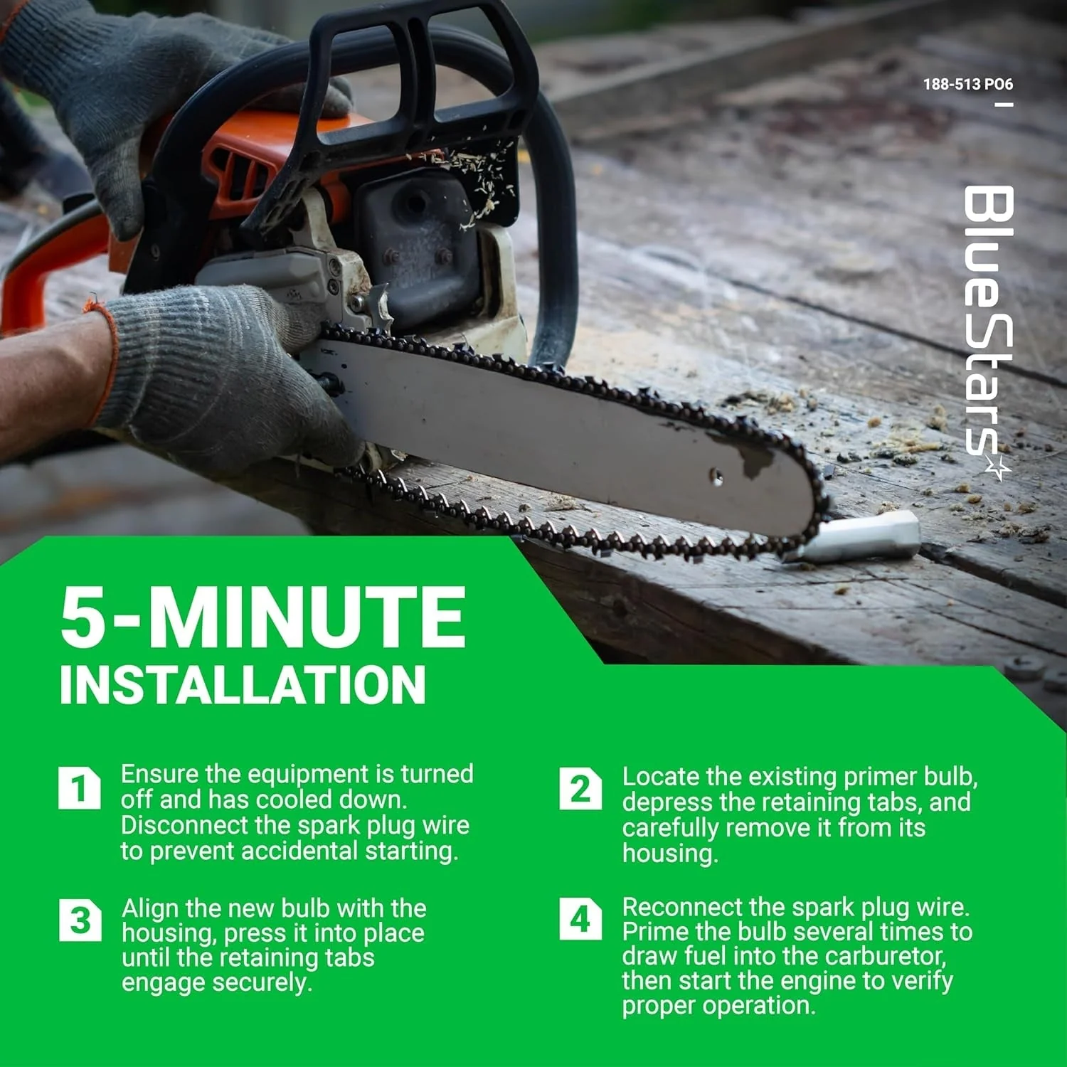 [Lifetime Warranty] 530071835 188-513 Carburetor Primer Bulb Pump - Pack of 6 - Image 6