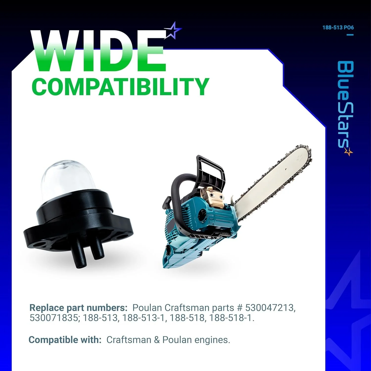 [Lifetime Warranty] 530071835 188-513 Carburetor Primer Bulb Pump - Pack of 6 - Image 7
