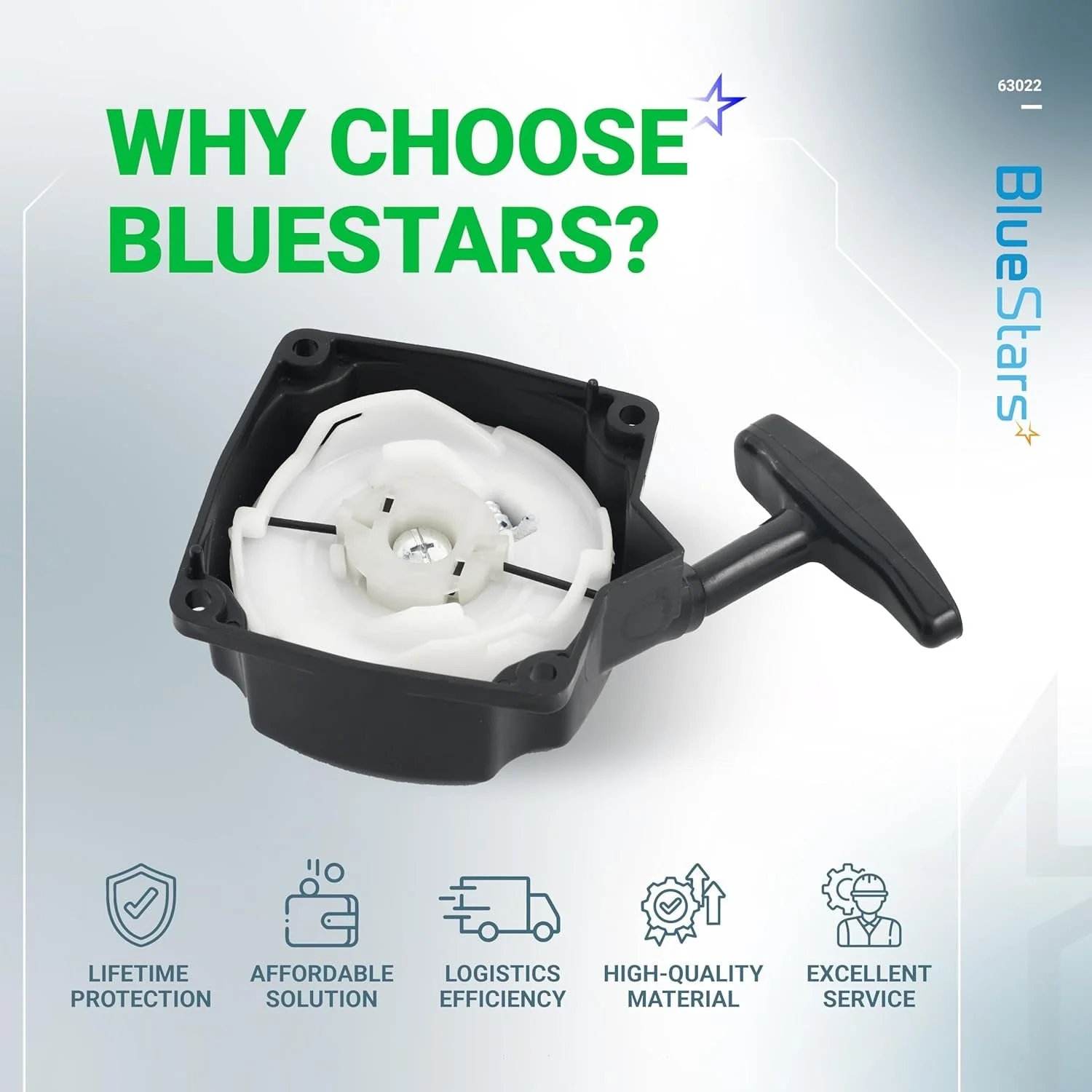 [Lifetime Warranty] 63022 Pull Start Starter Recoil - Image 8